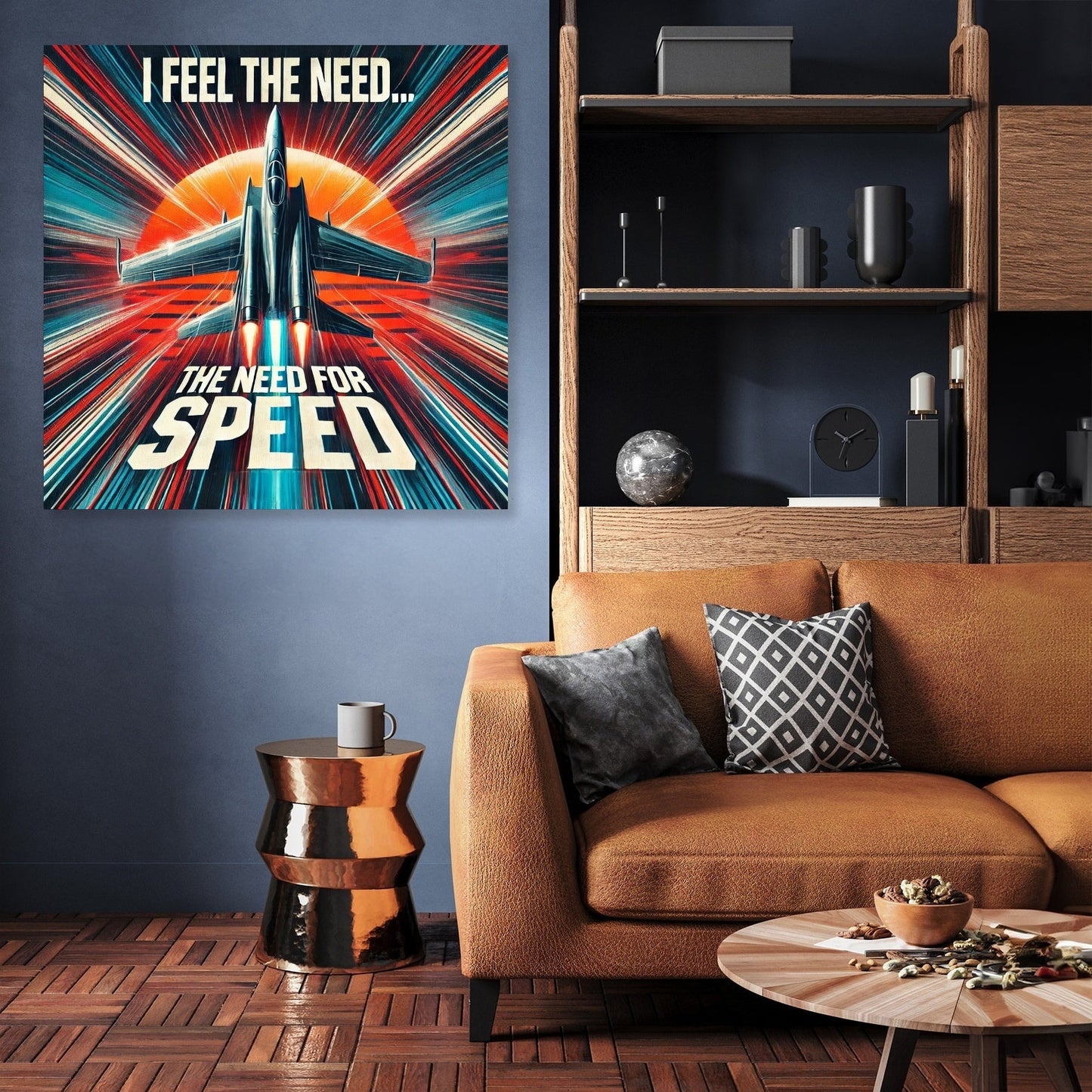 Sunset Velocity Canvas