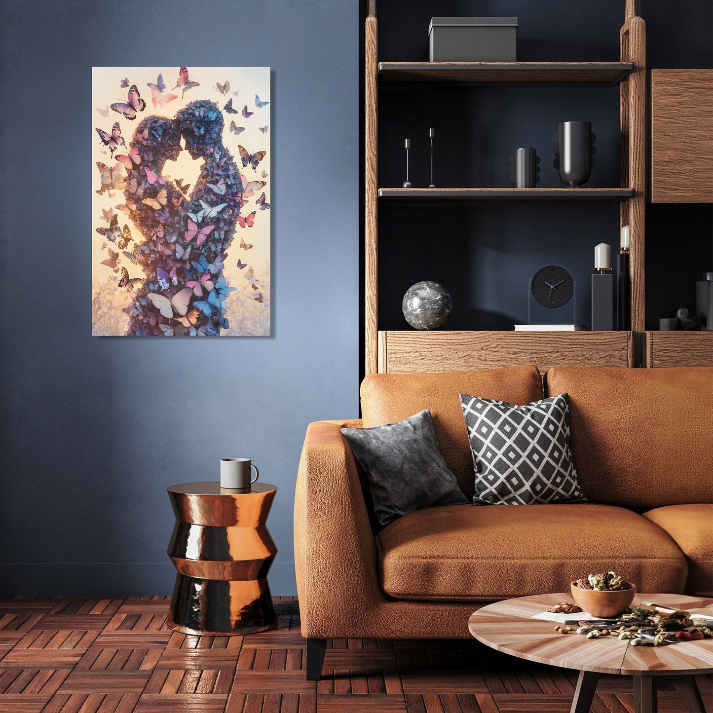 Embrace of Winged Lovers Canvas