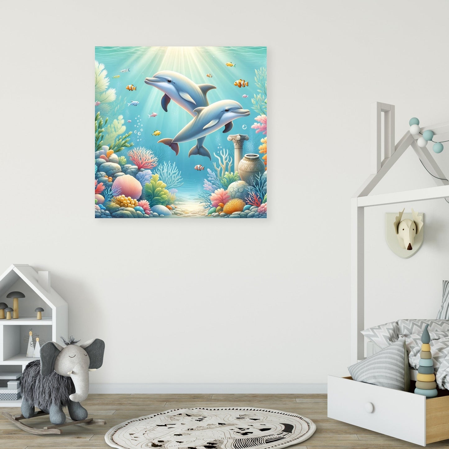 Dolphin Dreamland Canvas