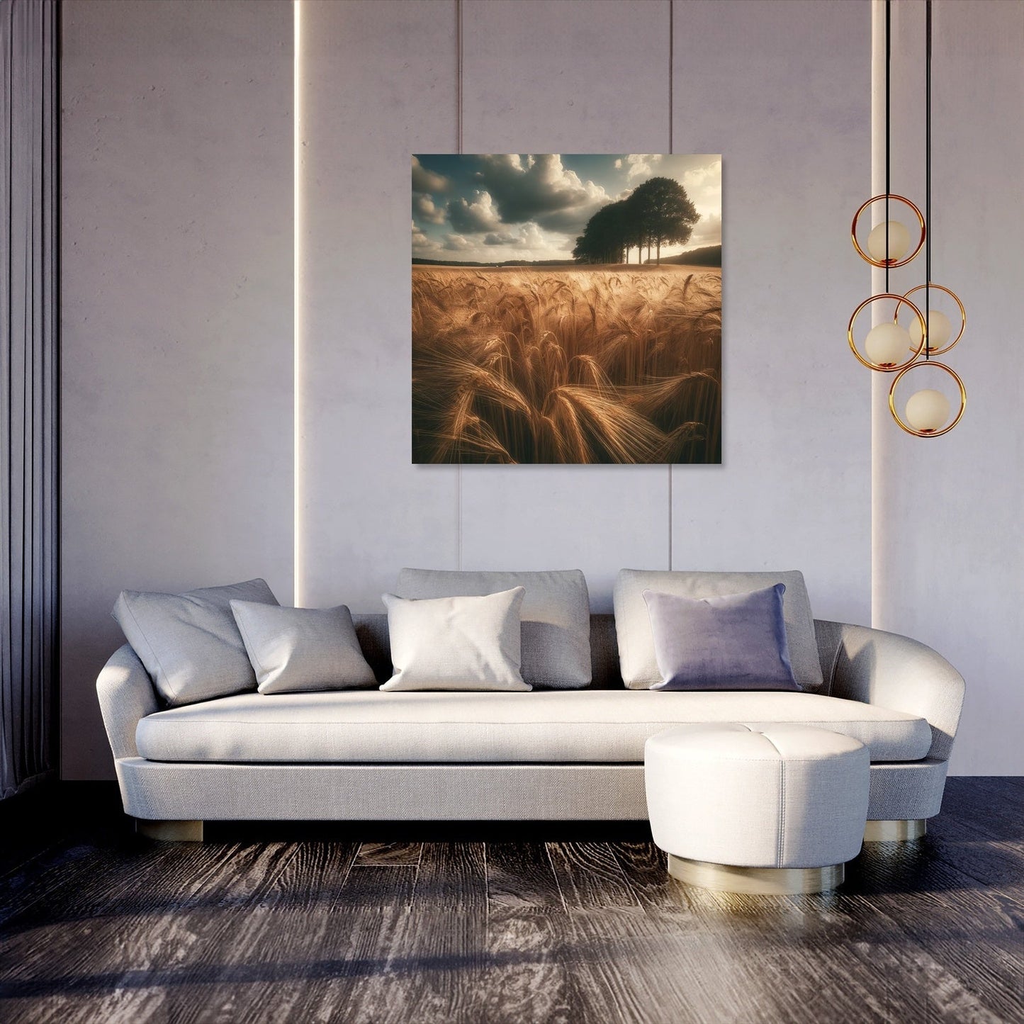 Golden Wheatfield Canvas