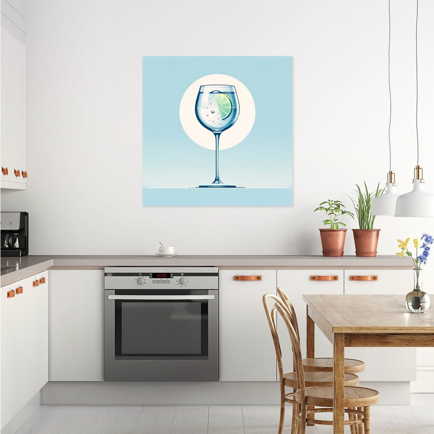Gin and Tonic Minimalist Canvas