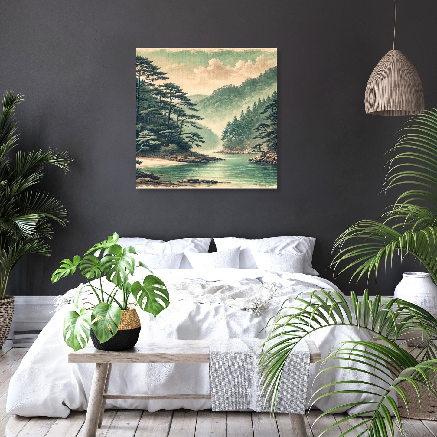 Pine Forest Serenity Canvas