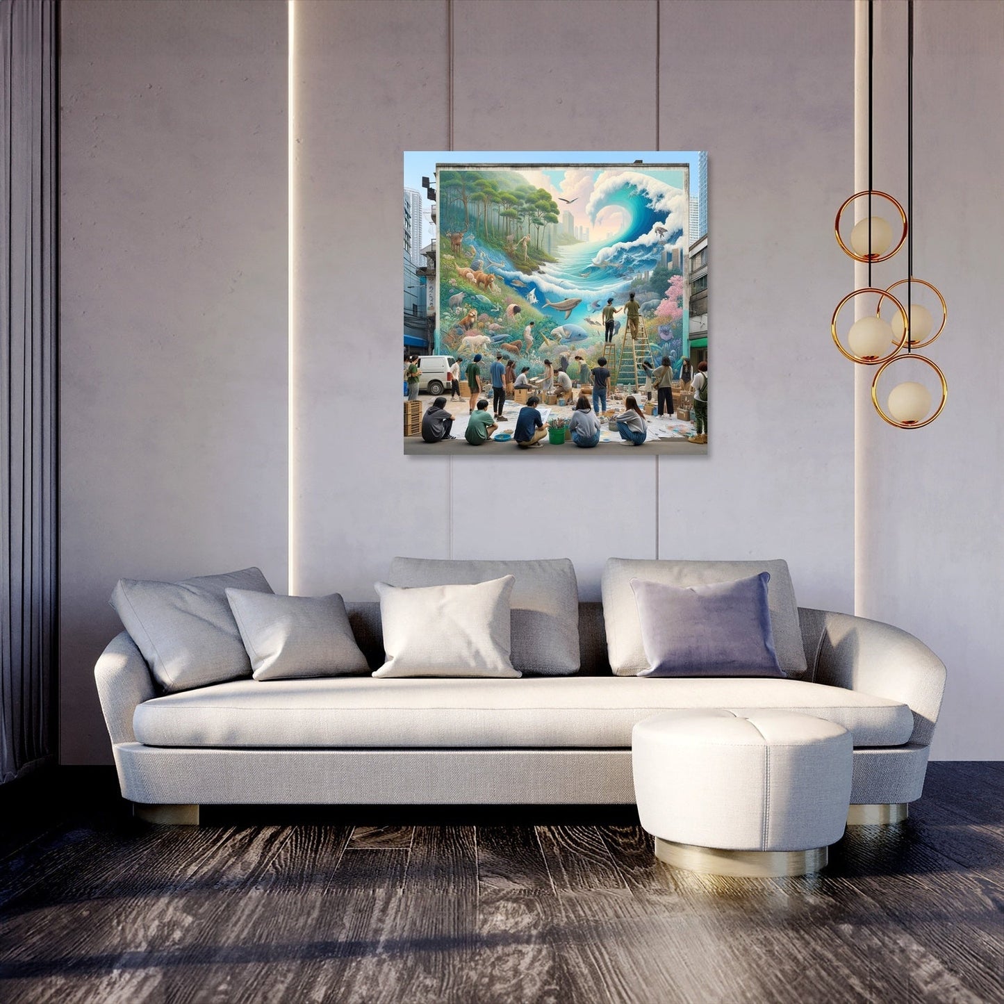 Nature's Mural Harmony Canvas