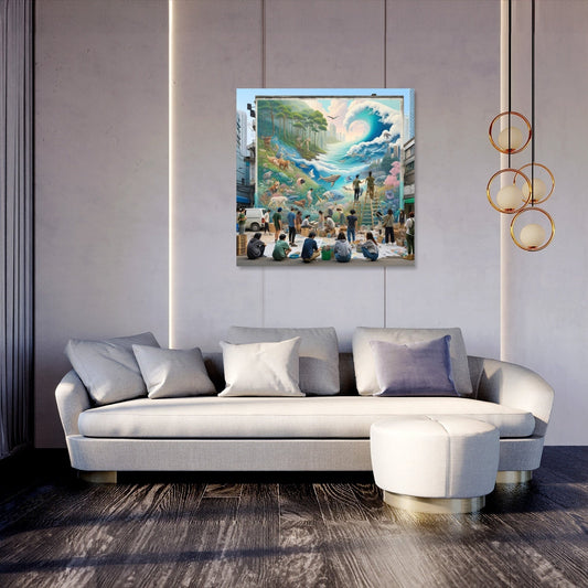 Nature's Mural Harmony Canvas