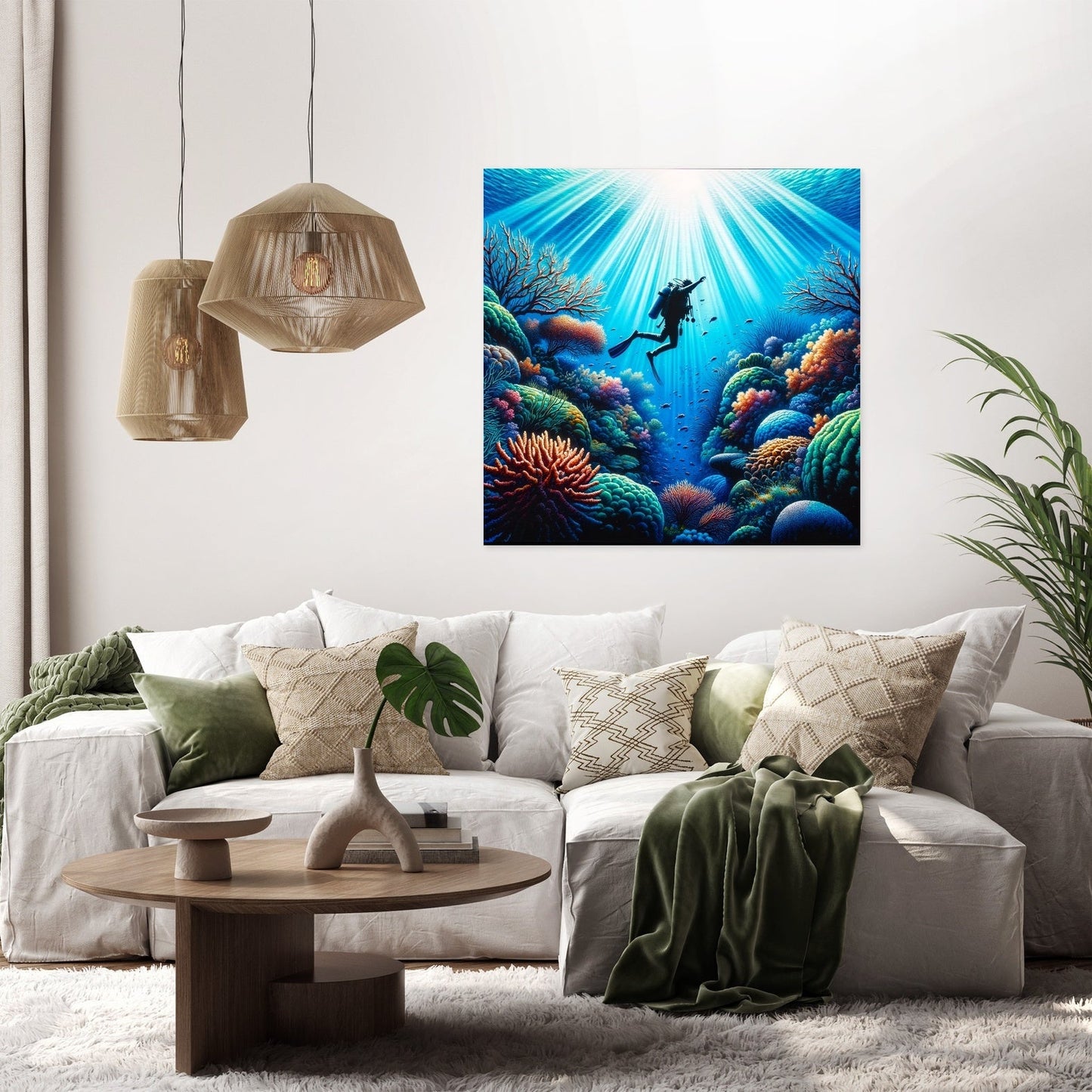 Coral Reef Explorer Canvas