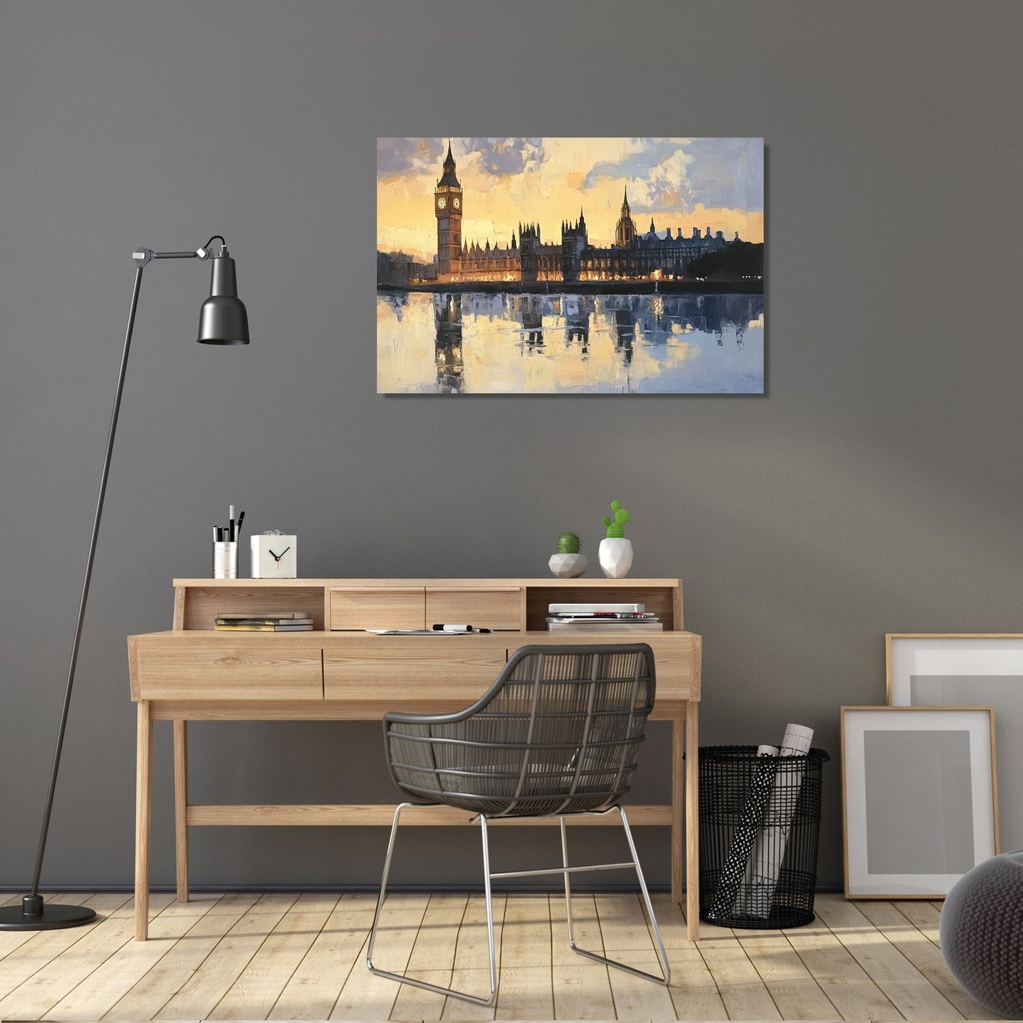 Golden Majesty of Big Ben Canvas