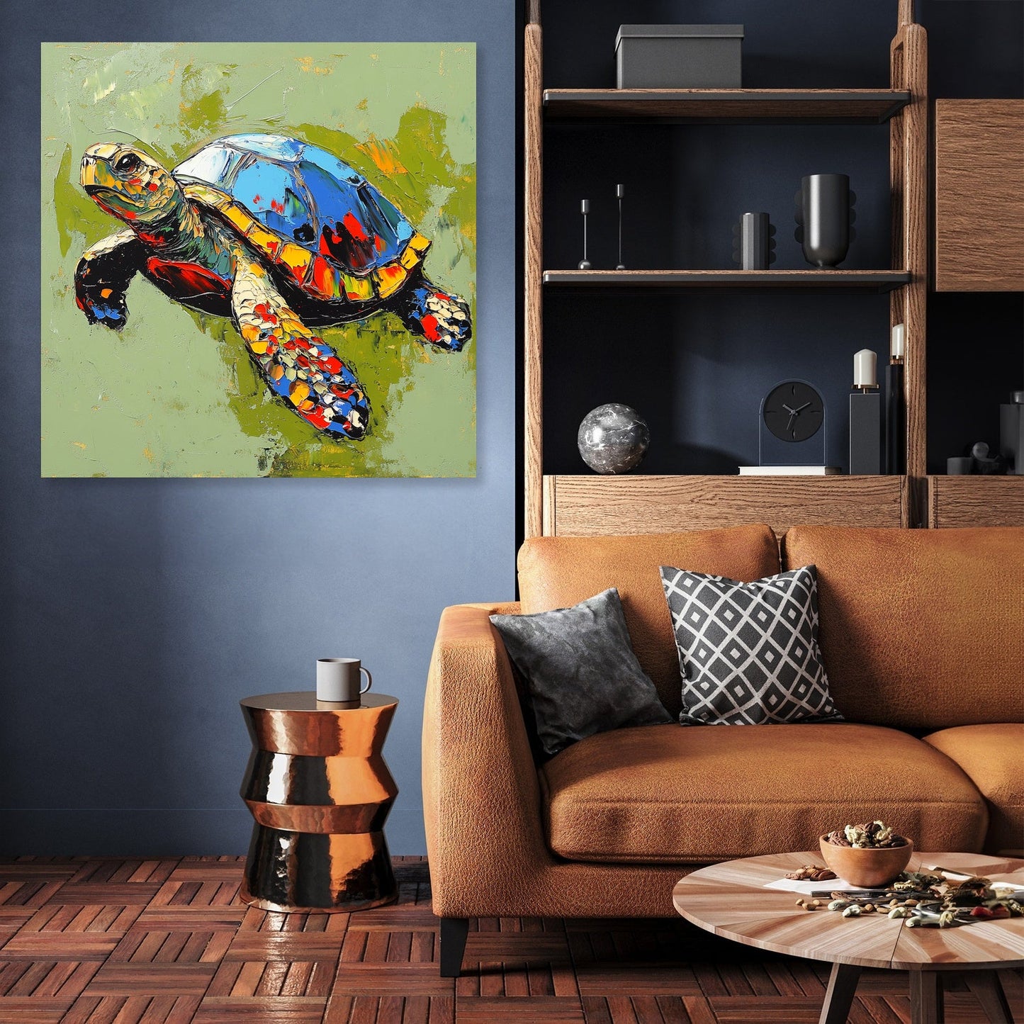 Turtle's Radiant Canvas