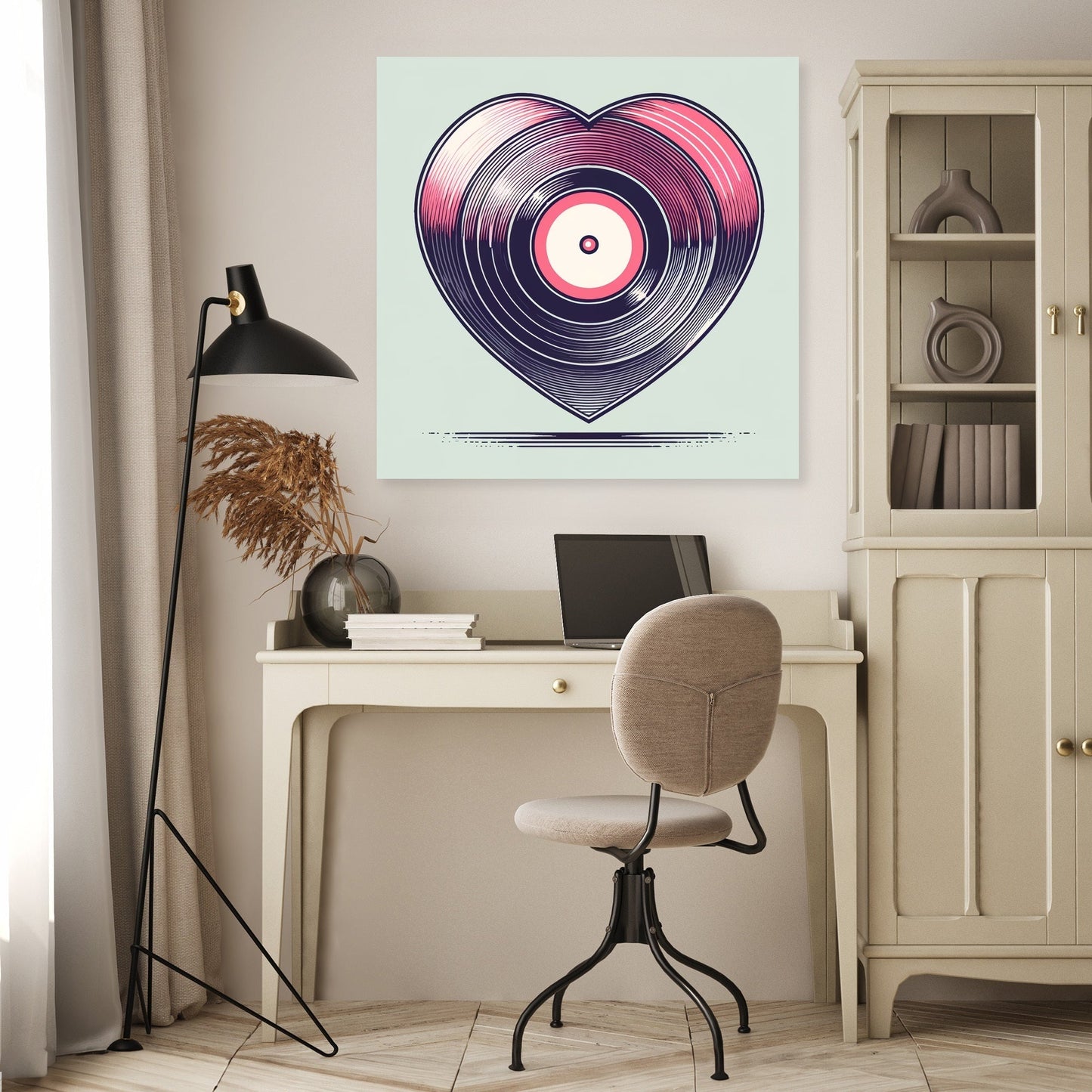 Retro Romance Canvas