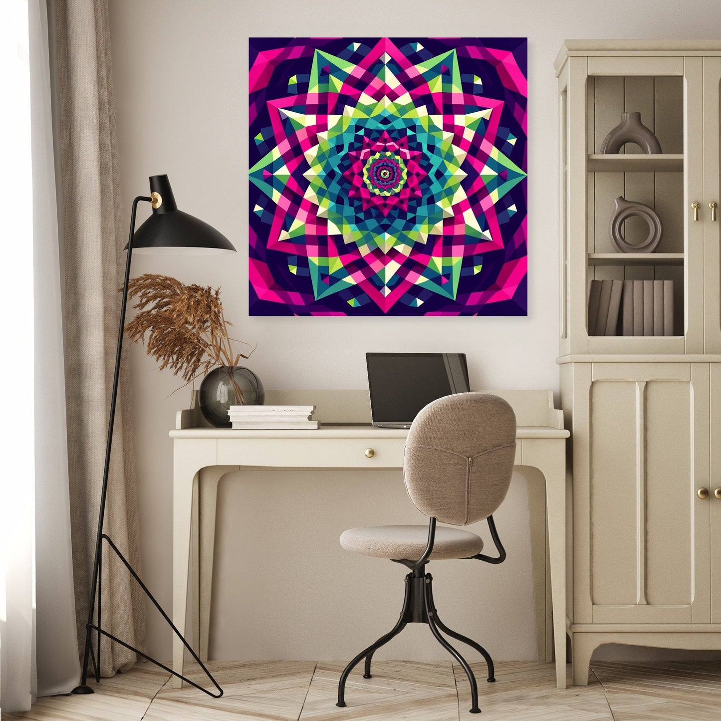 Spiraling Stars Canvas