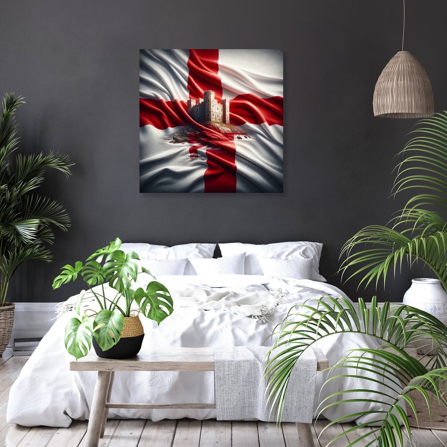 Fortress Cross Canvas