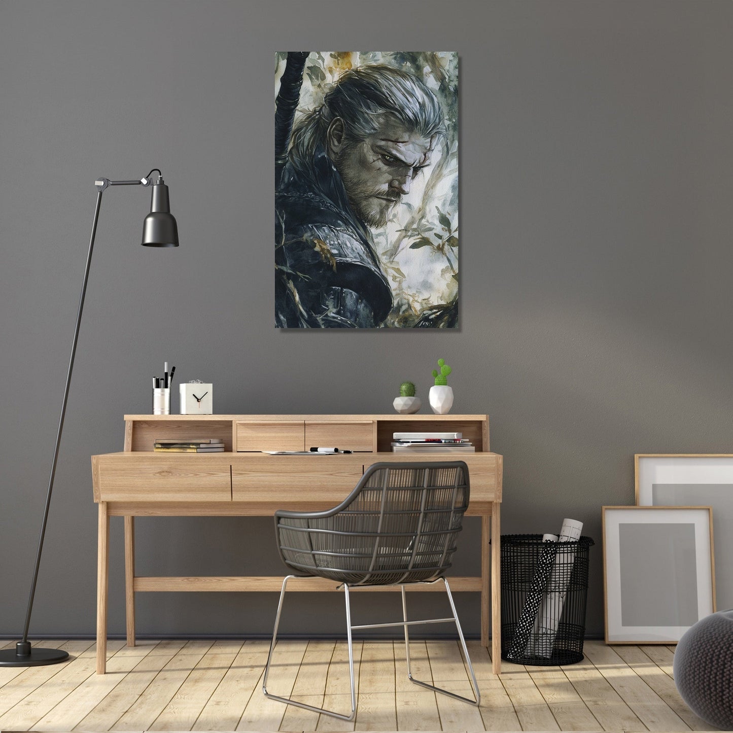 Moonlit Warrior Canvas