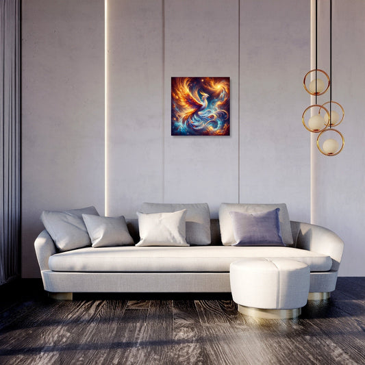 Cosmic Phoenix Canvas