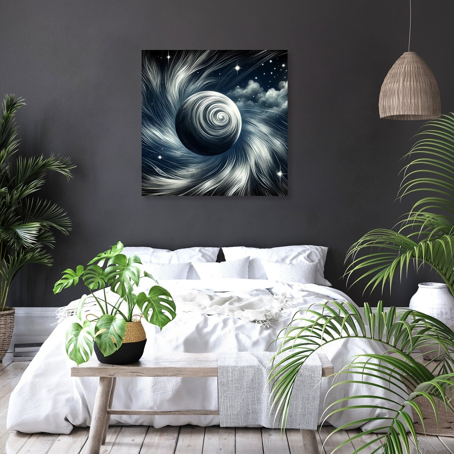 Starry Planet Canvas