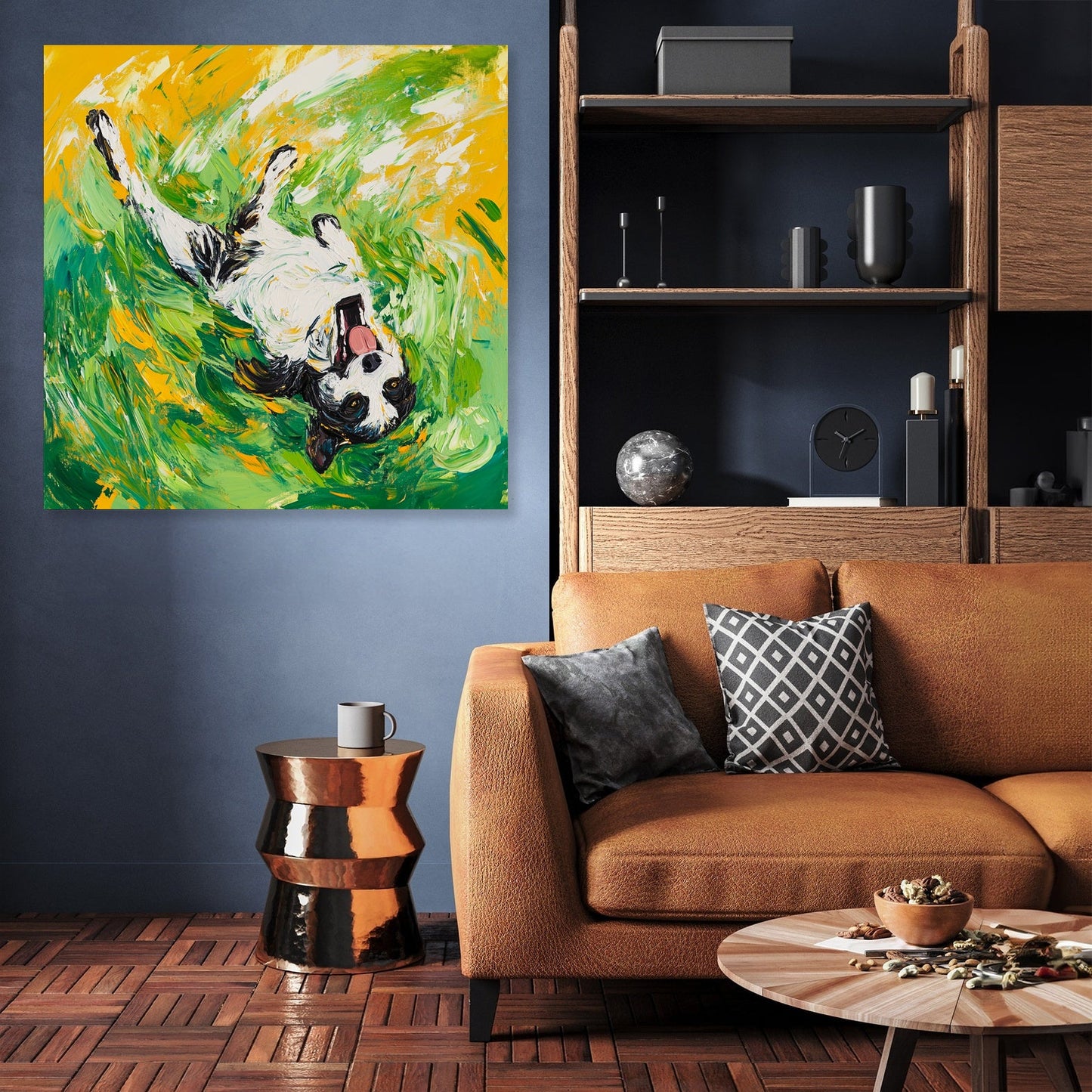 Joyful Canine Canvas