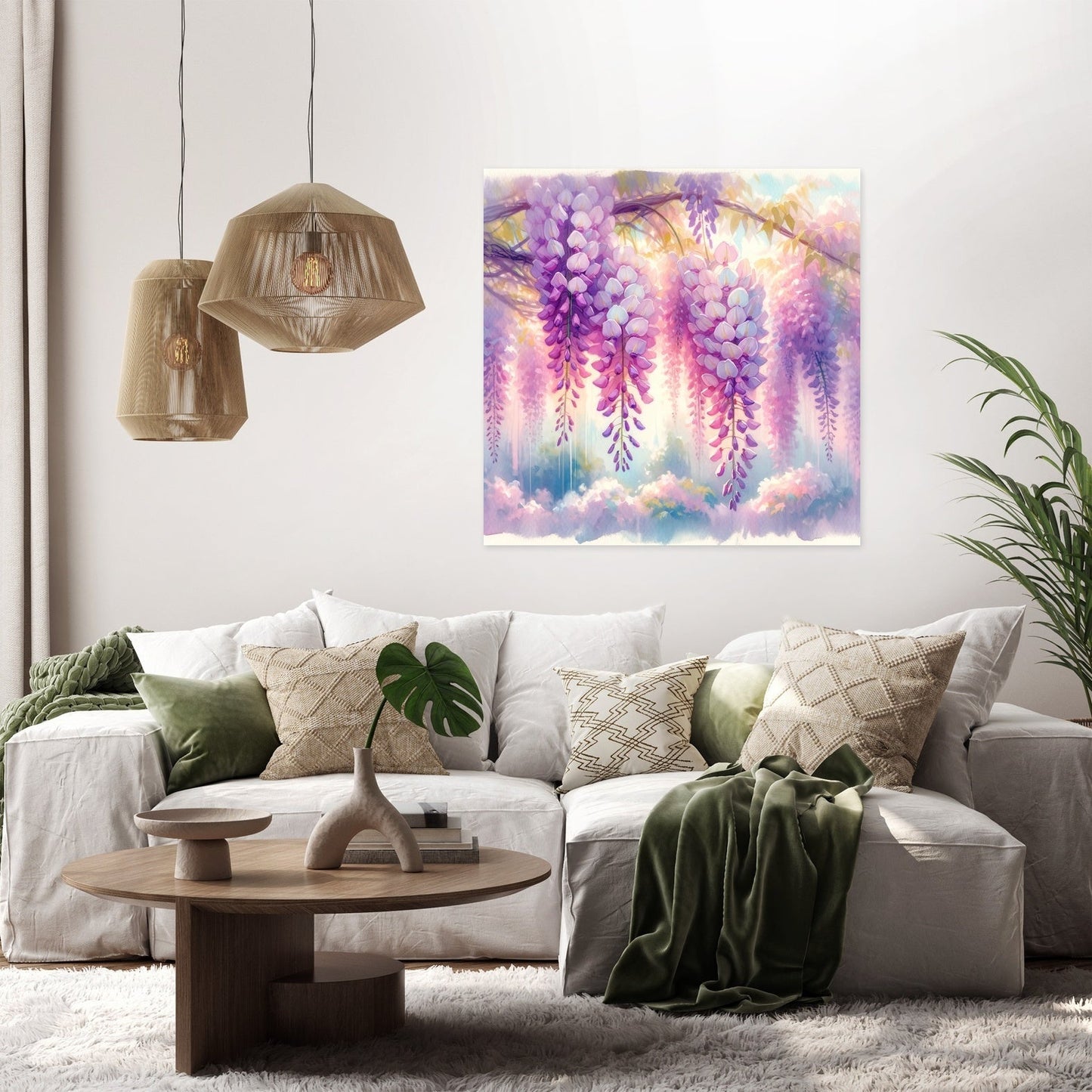Wisteria Garden Canvas