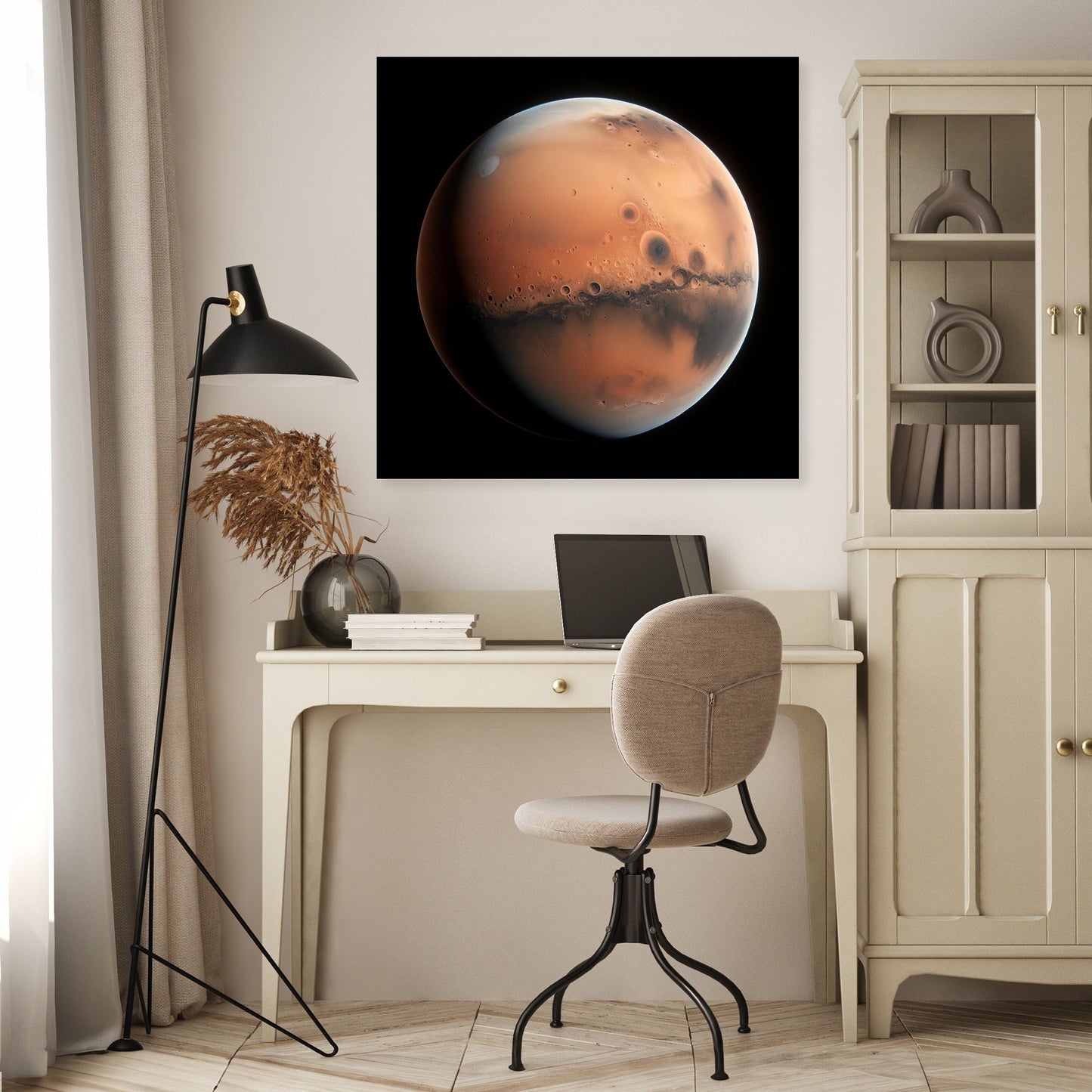 Mars' Nocturnal Mystery Canvas