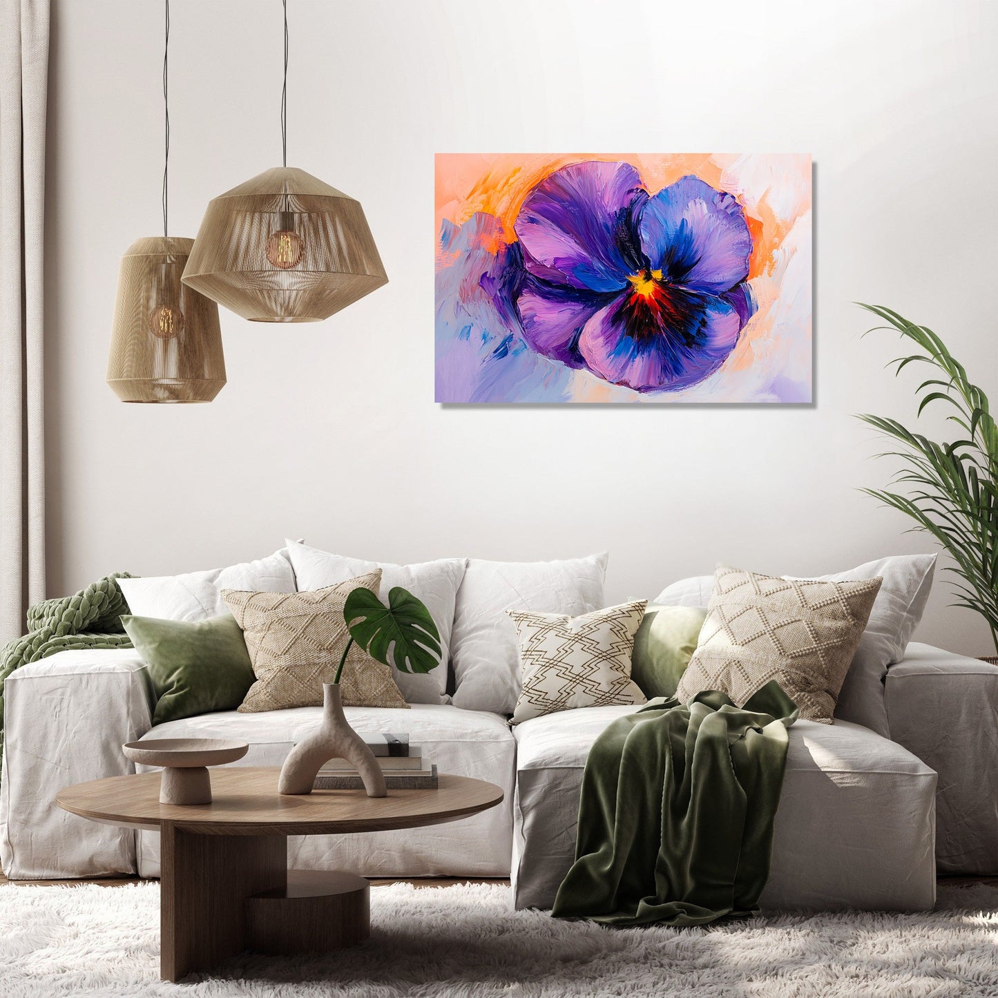 Dream Pansy Canvas
