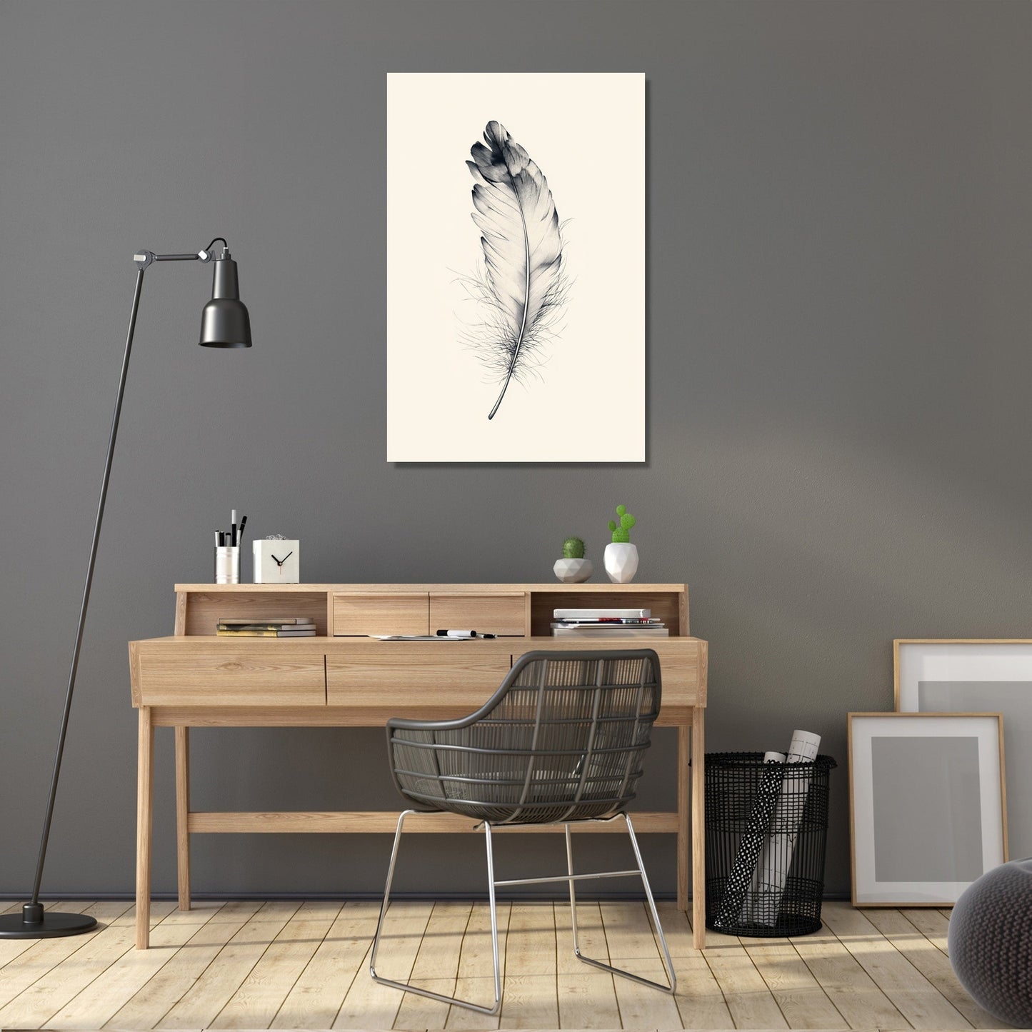Ethereal Feather Canvas