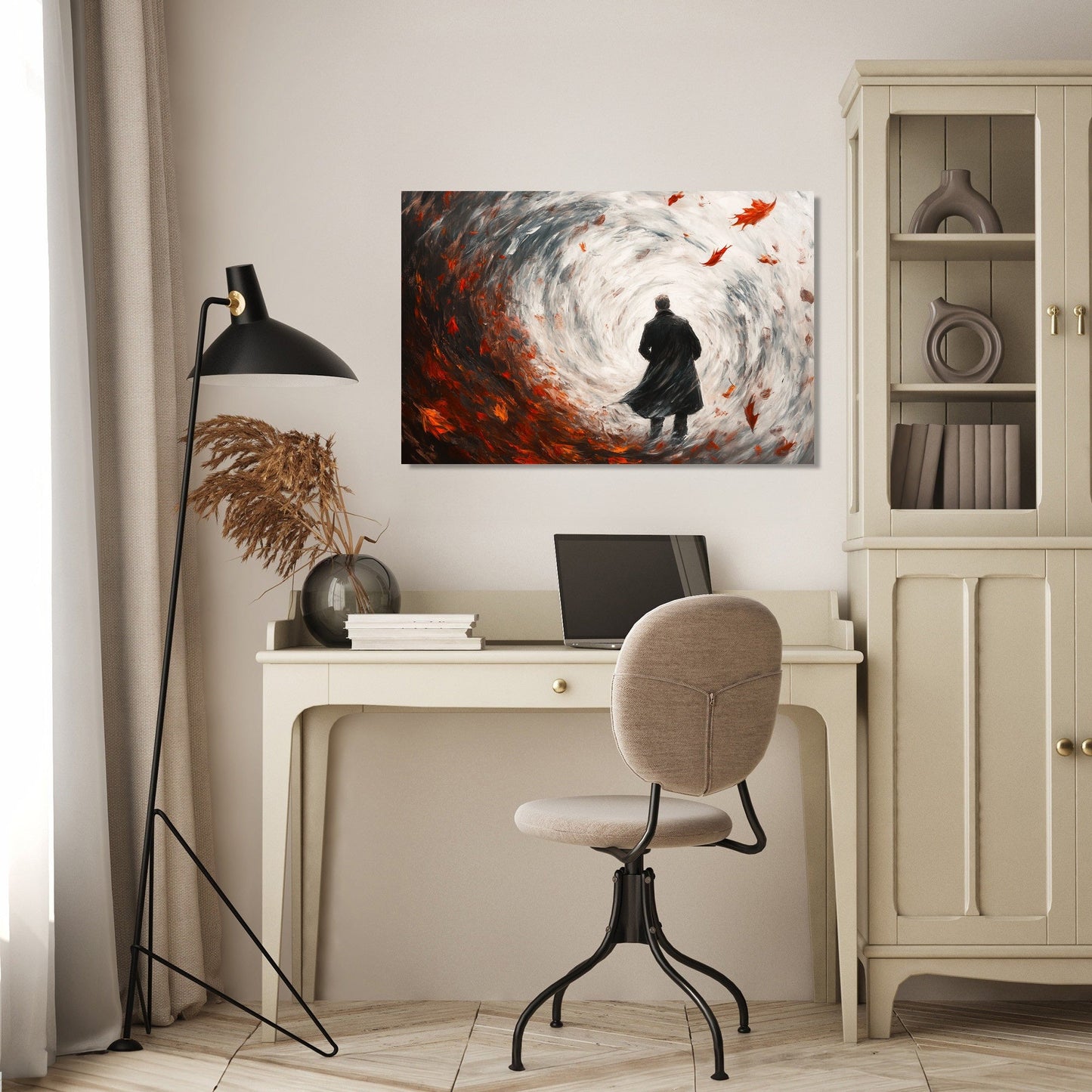 Swirling Autumn Memories Canvas