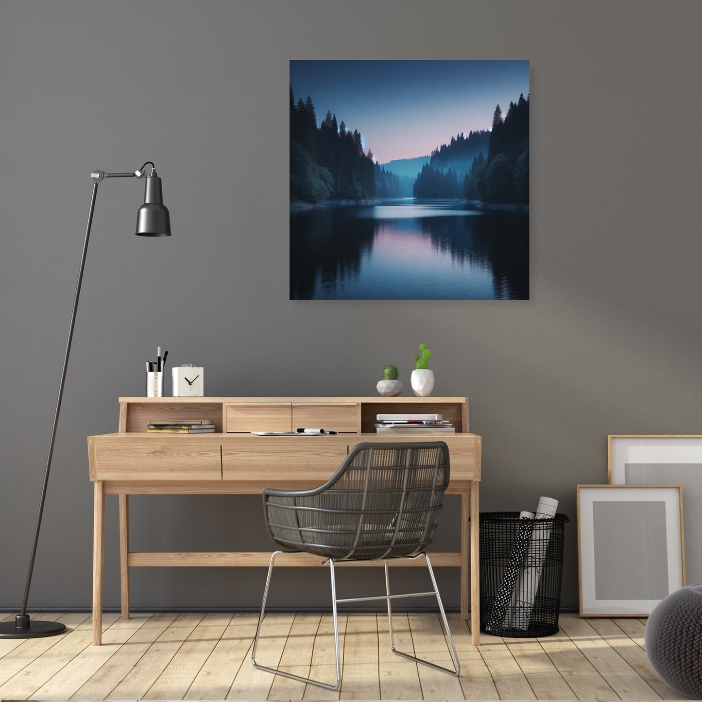 Twilight Lake Canvas