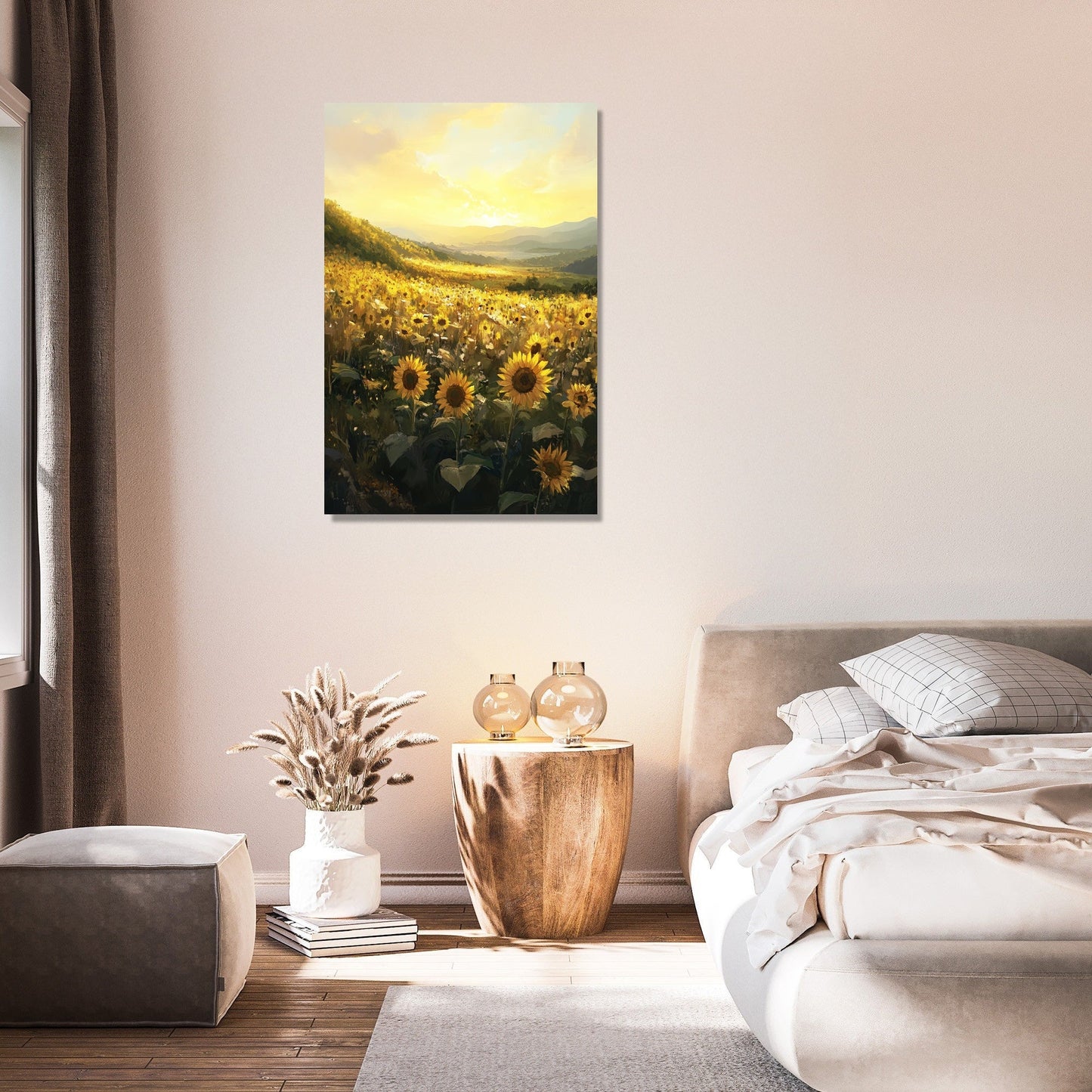 Sunrise Sunflower Symphony Canvas
