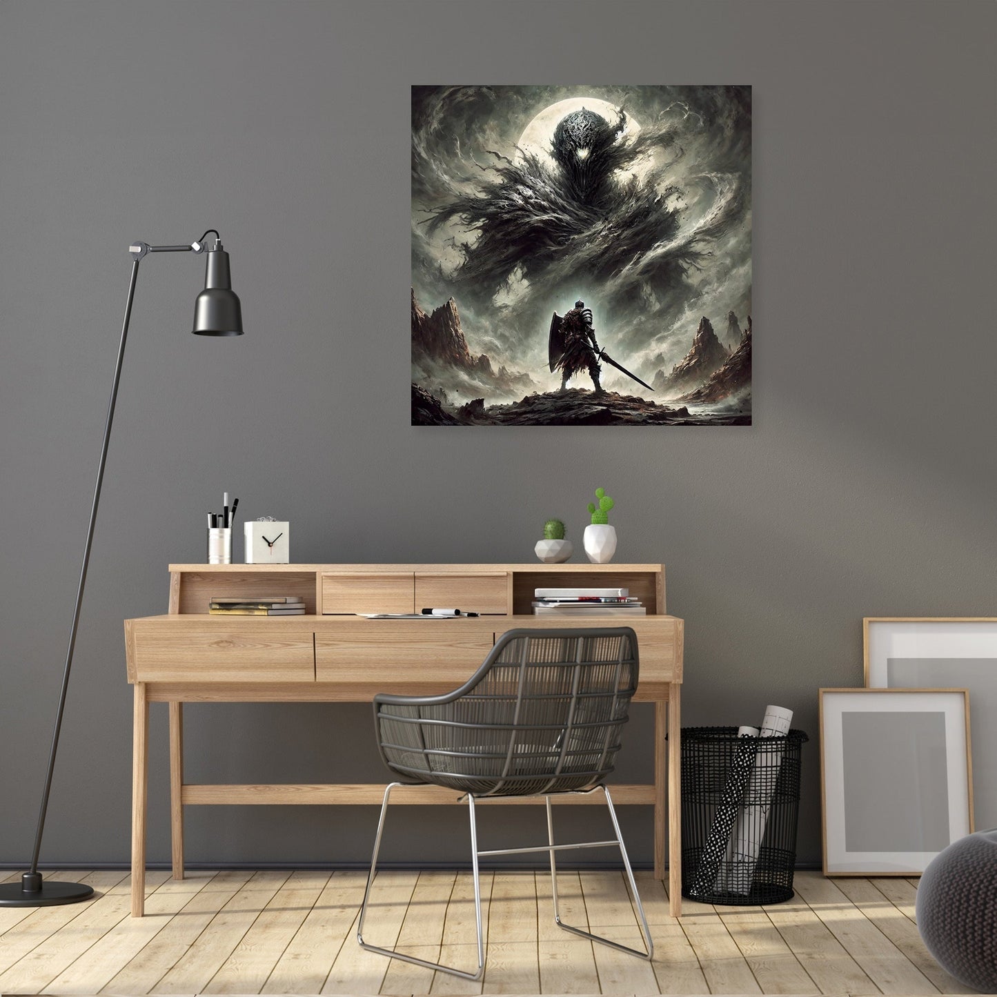 Defiant Knight Canvas