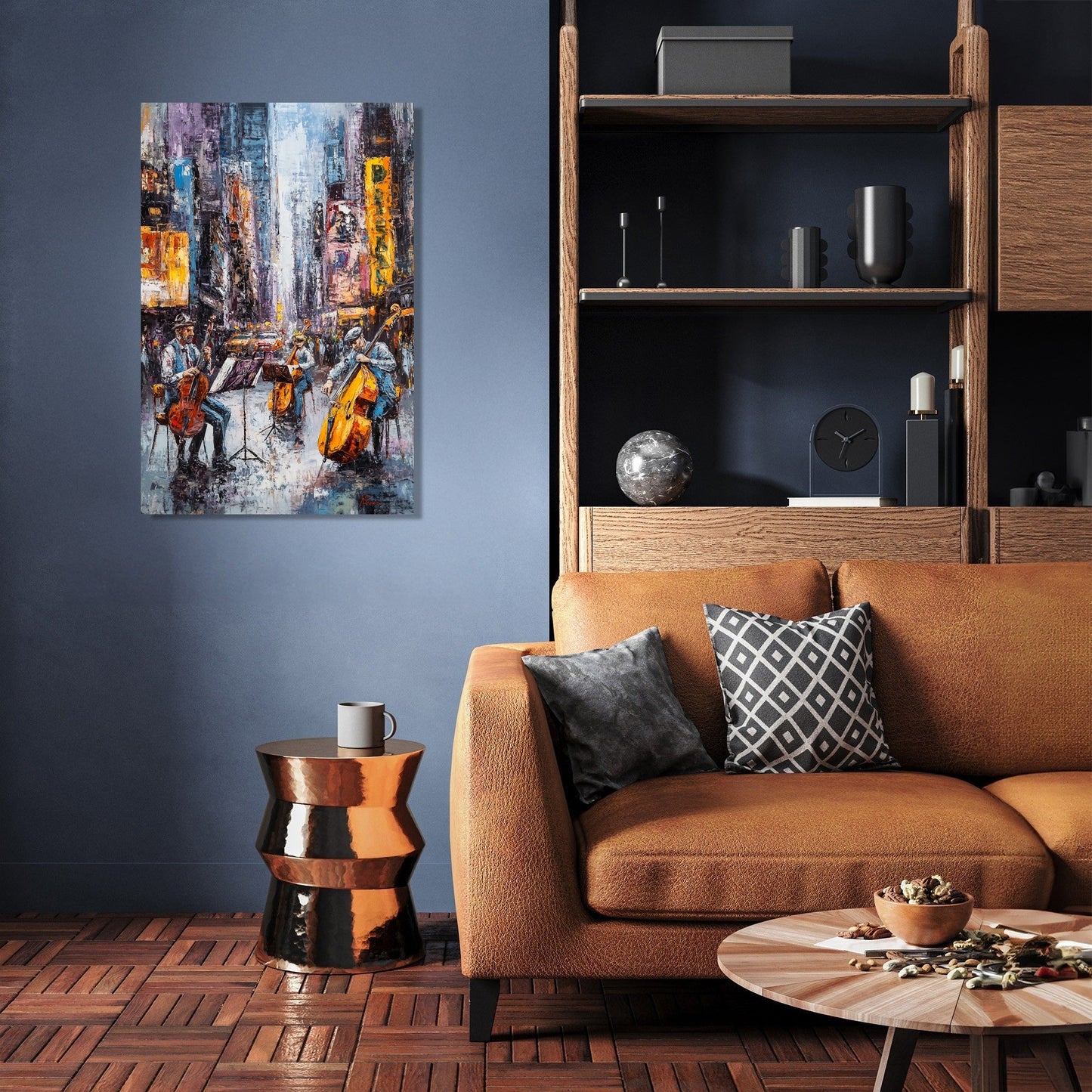 Melodic Metropolis Canvas