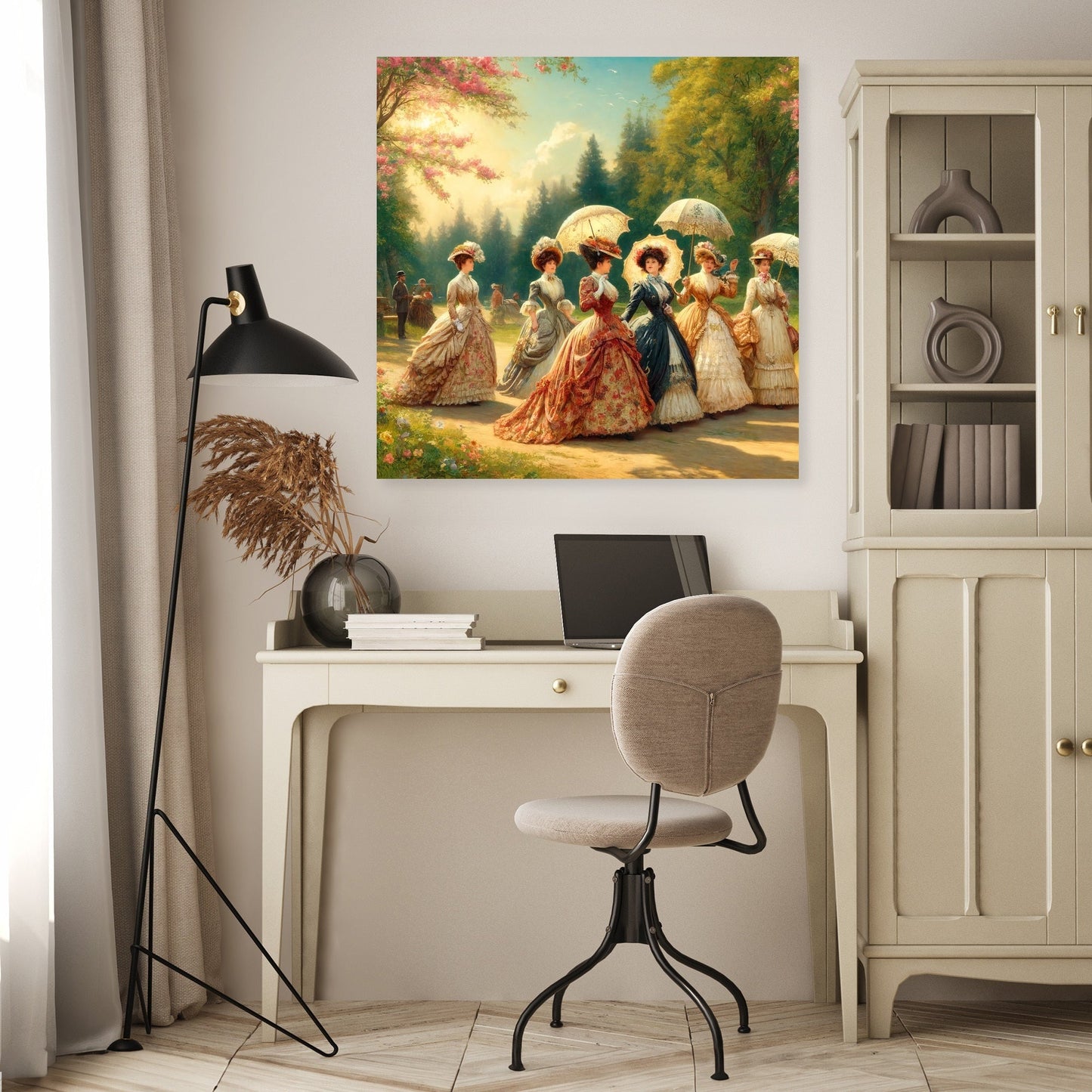 Victorian Spring Elegance Canvas