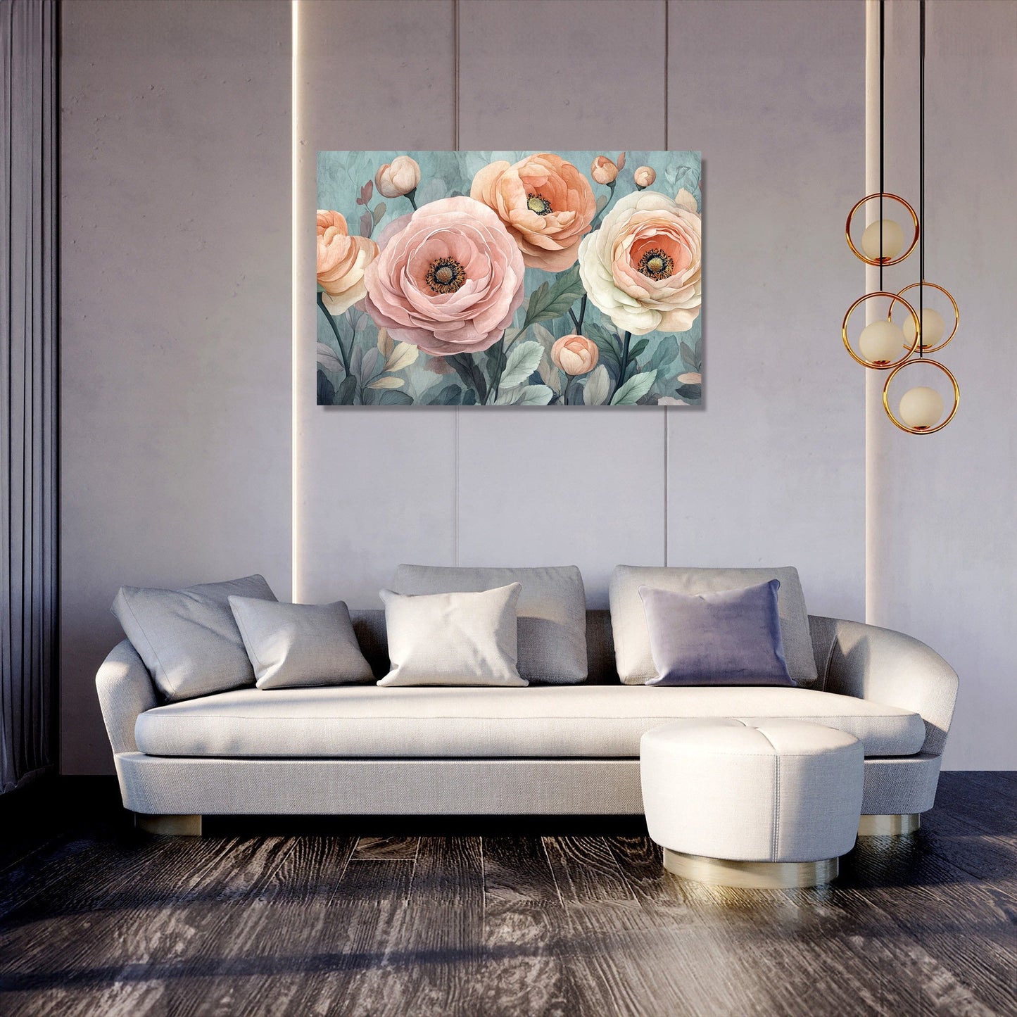 Ranunculus Bloom Canvas