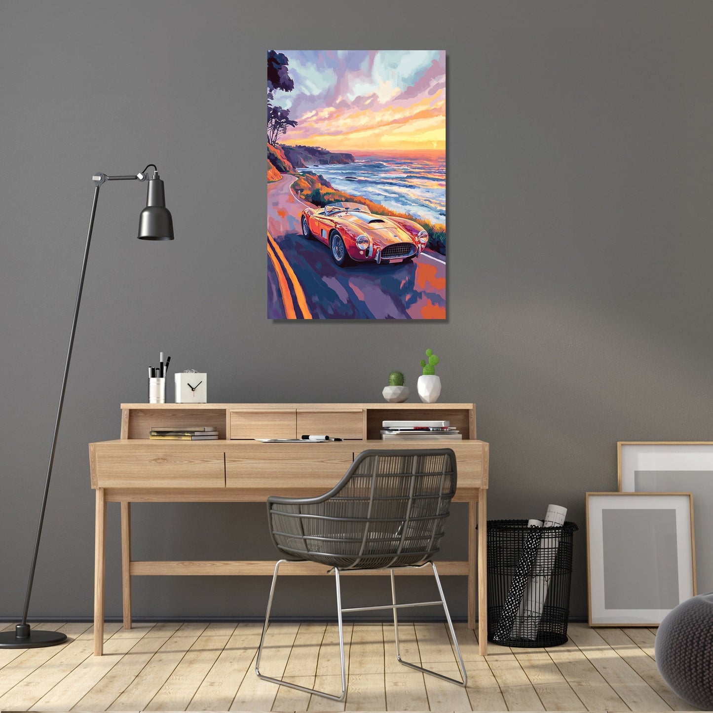 Vintage Sports Car Canvas