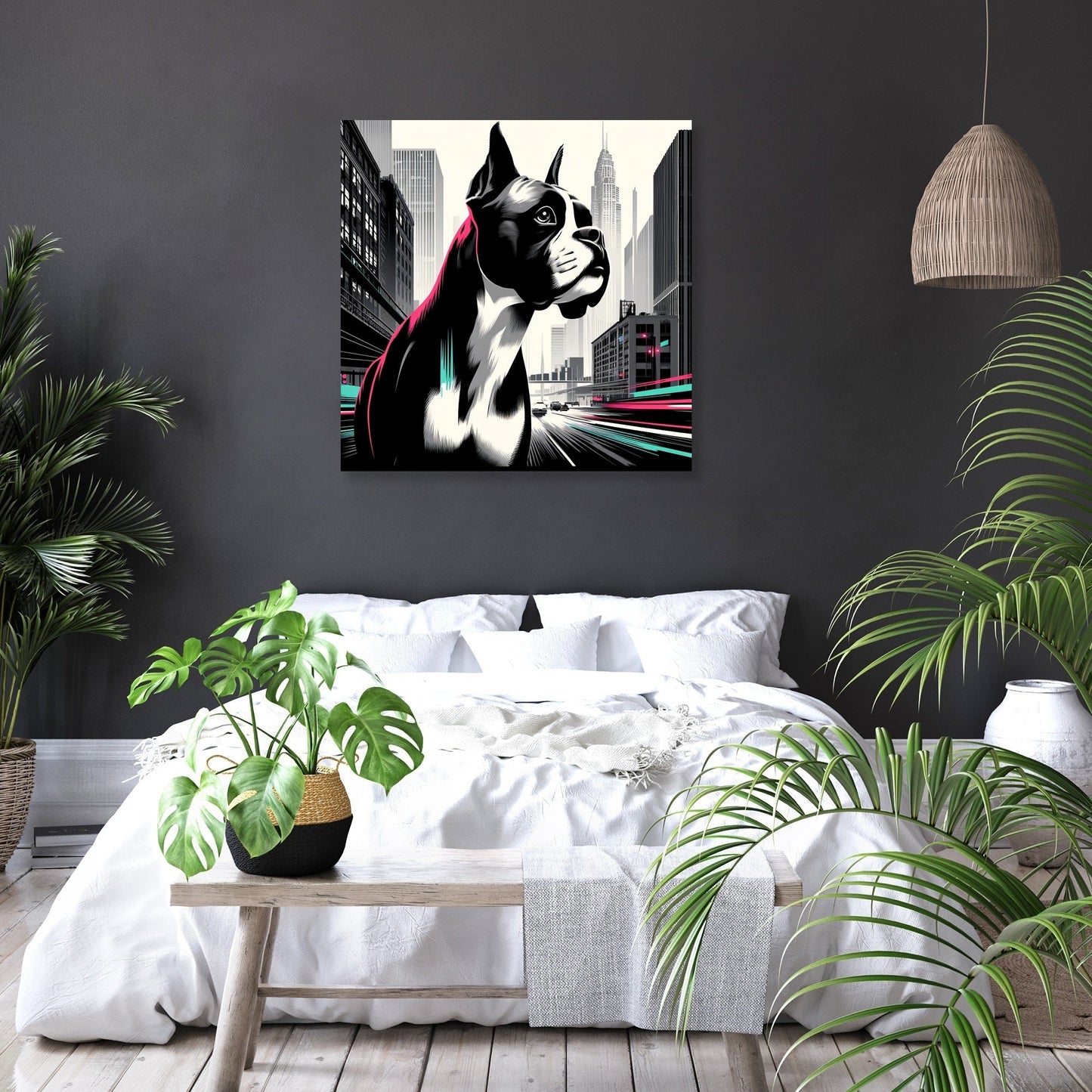 Urban Boxer City Life Canvas