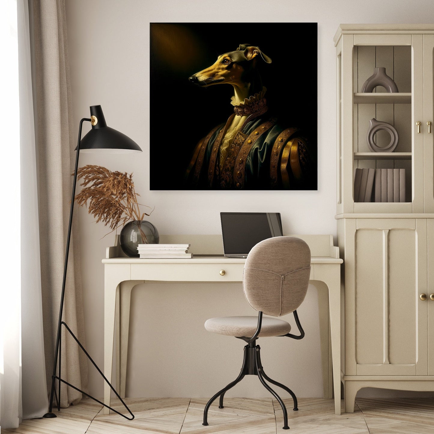 Royal Greyhound Reverie Canvas