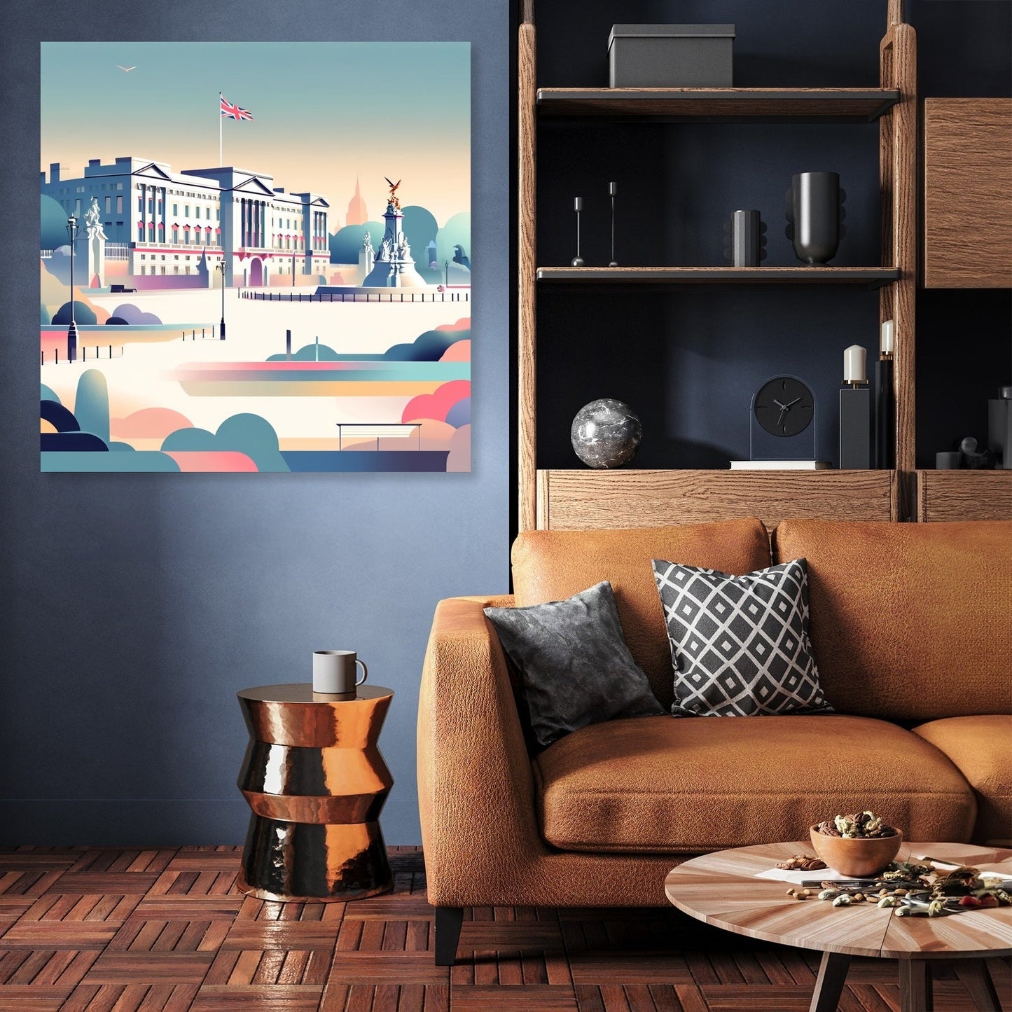 Modern Buckingham Palace Canvas