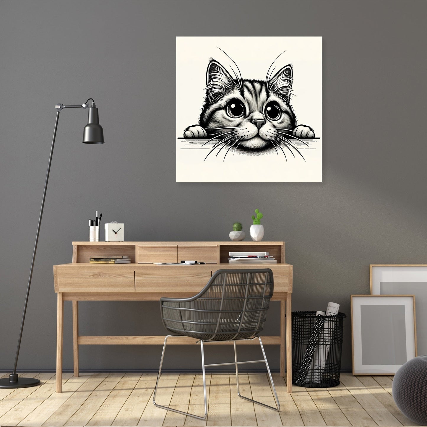 Curious Cat Canvas