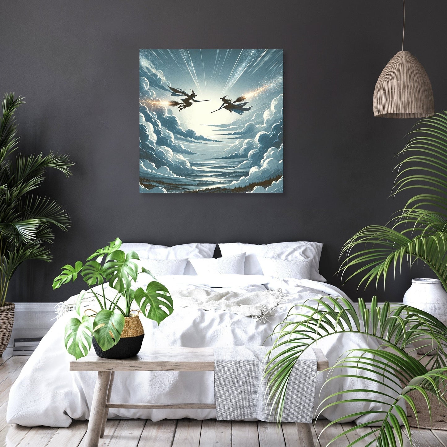 Aerial Duel Canvas