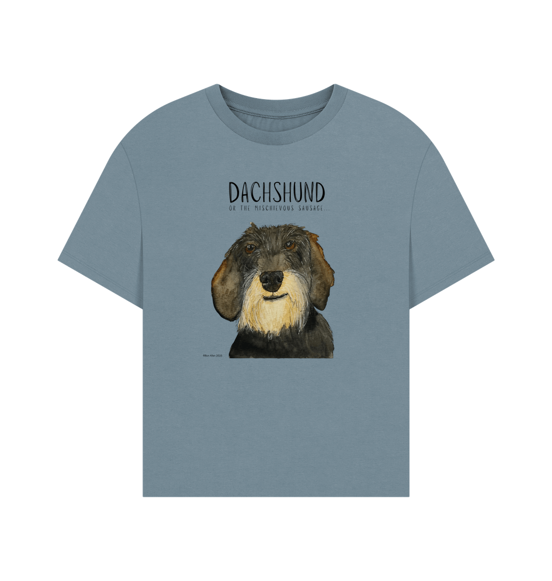 Charming & Cozy: The Wire Haired Dachshund Women's Relaxed Fit T-Shirt