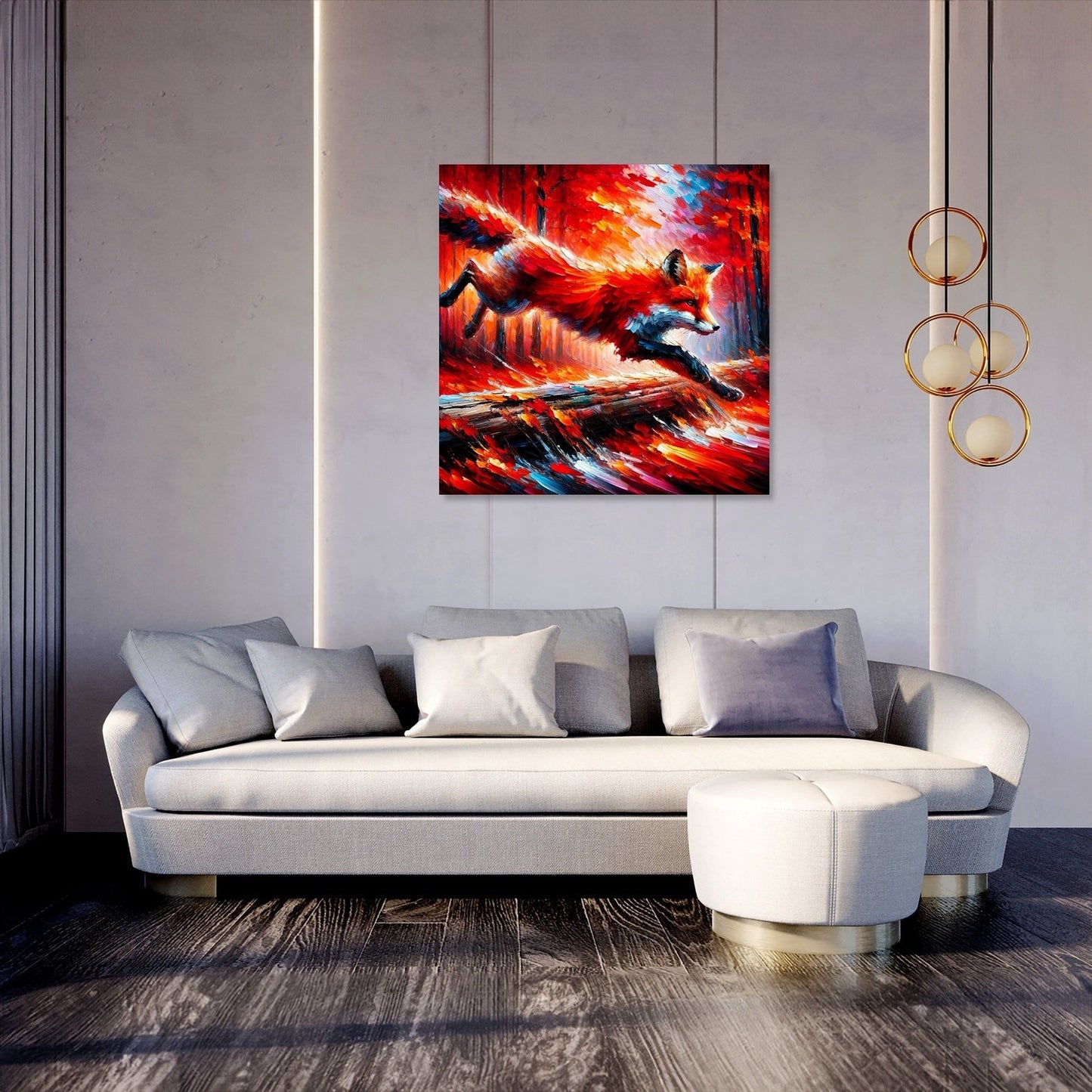 Autumn Leap Canvas