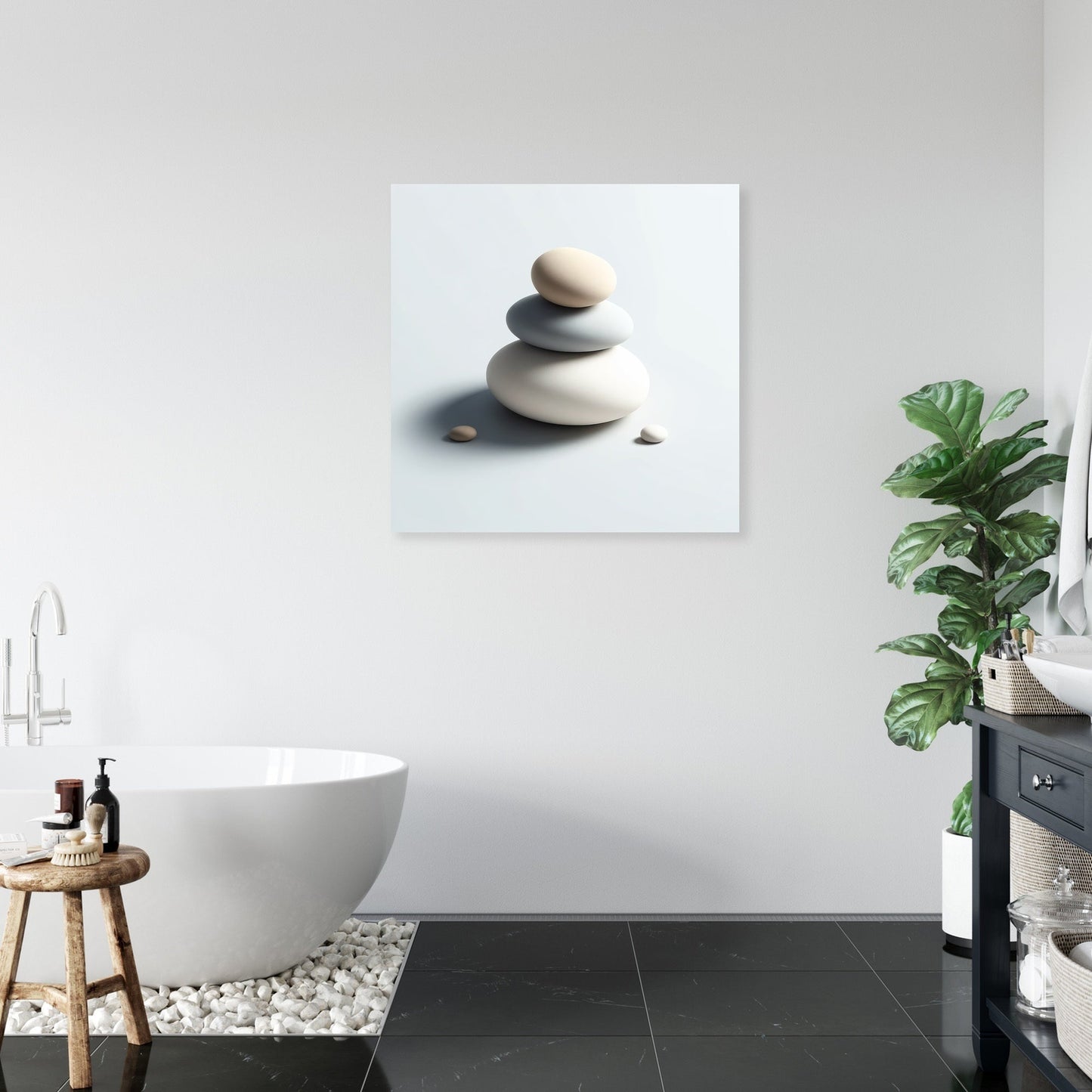 Zen Stones Canvas