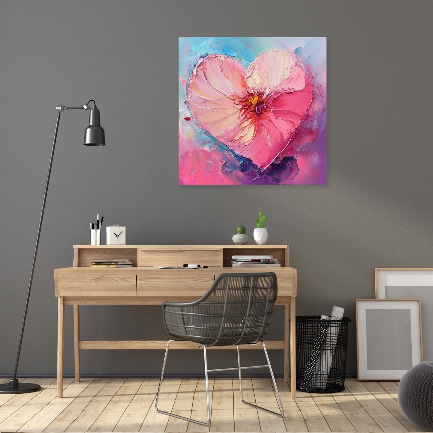 Heart's Bloom Canvas