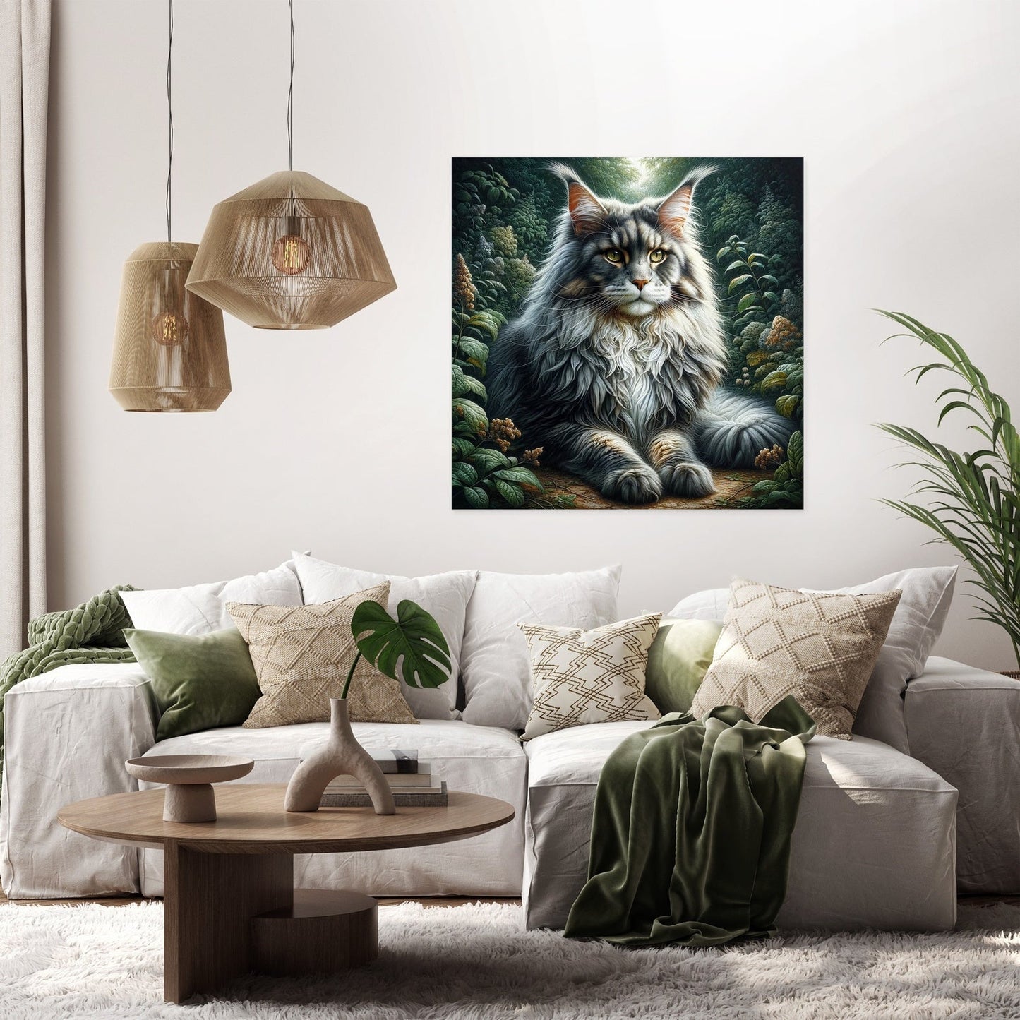 Majestic Maine Coon Canvas