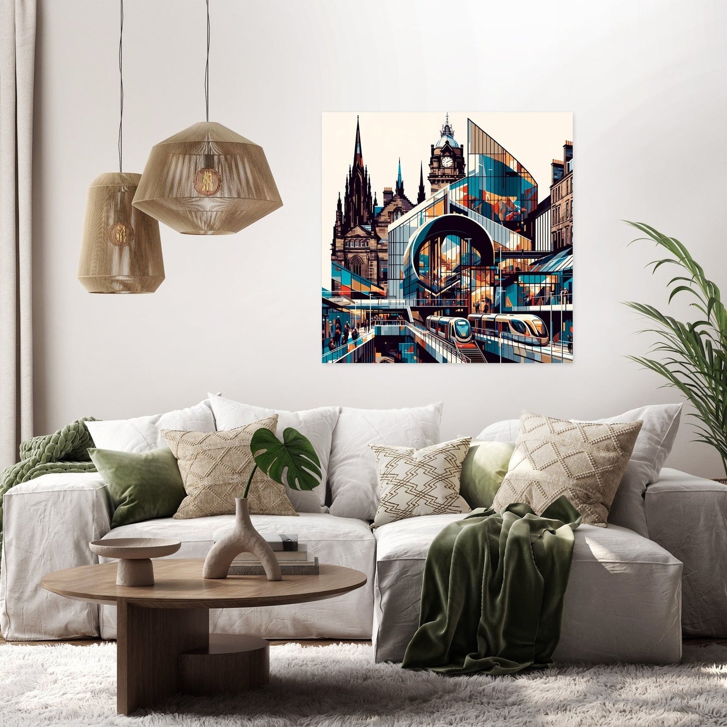 Modern Art Hub Edinburgh Canvas