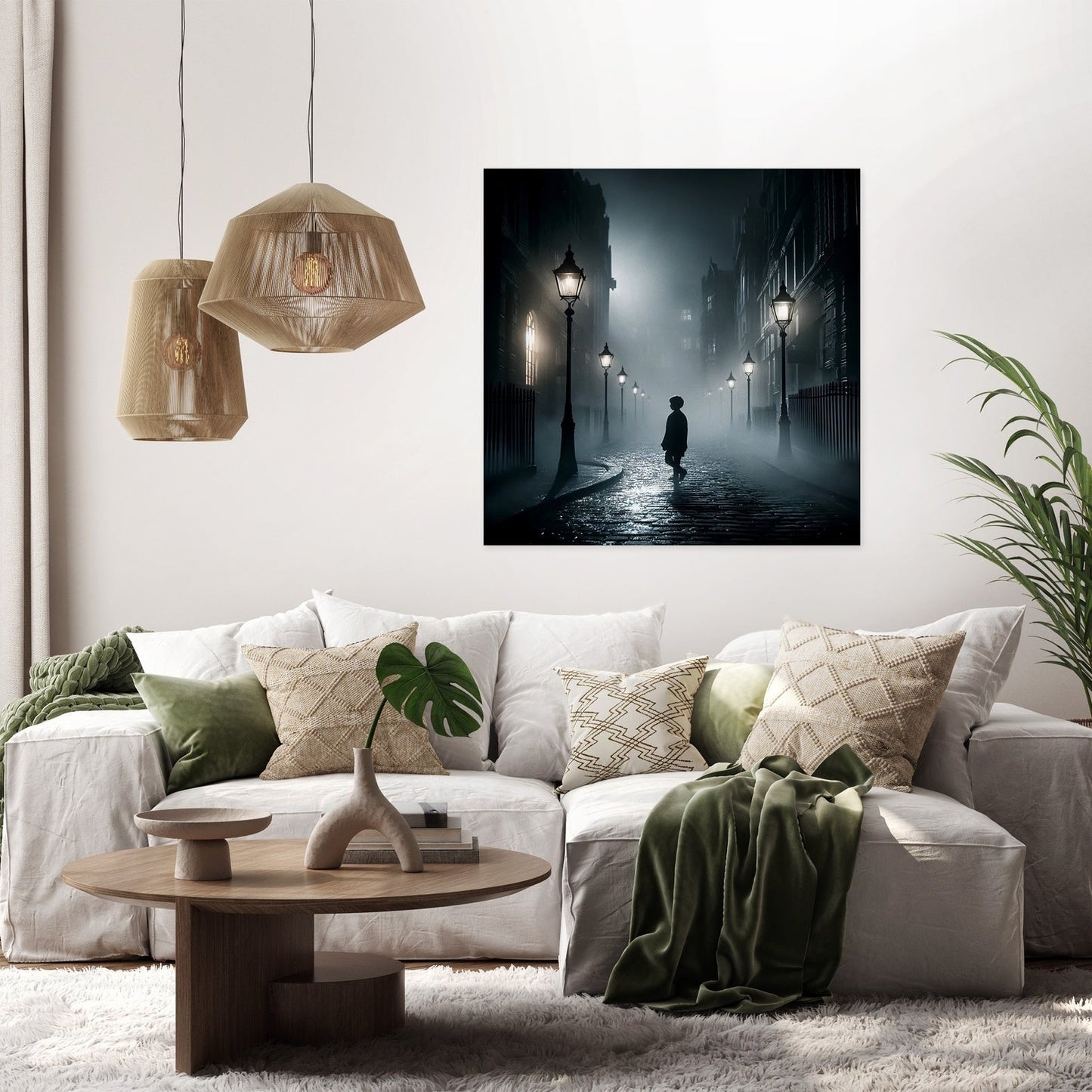 Lost in London Fog Canvas