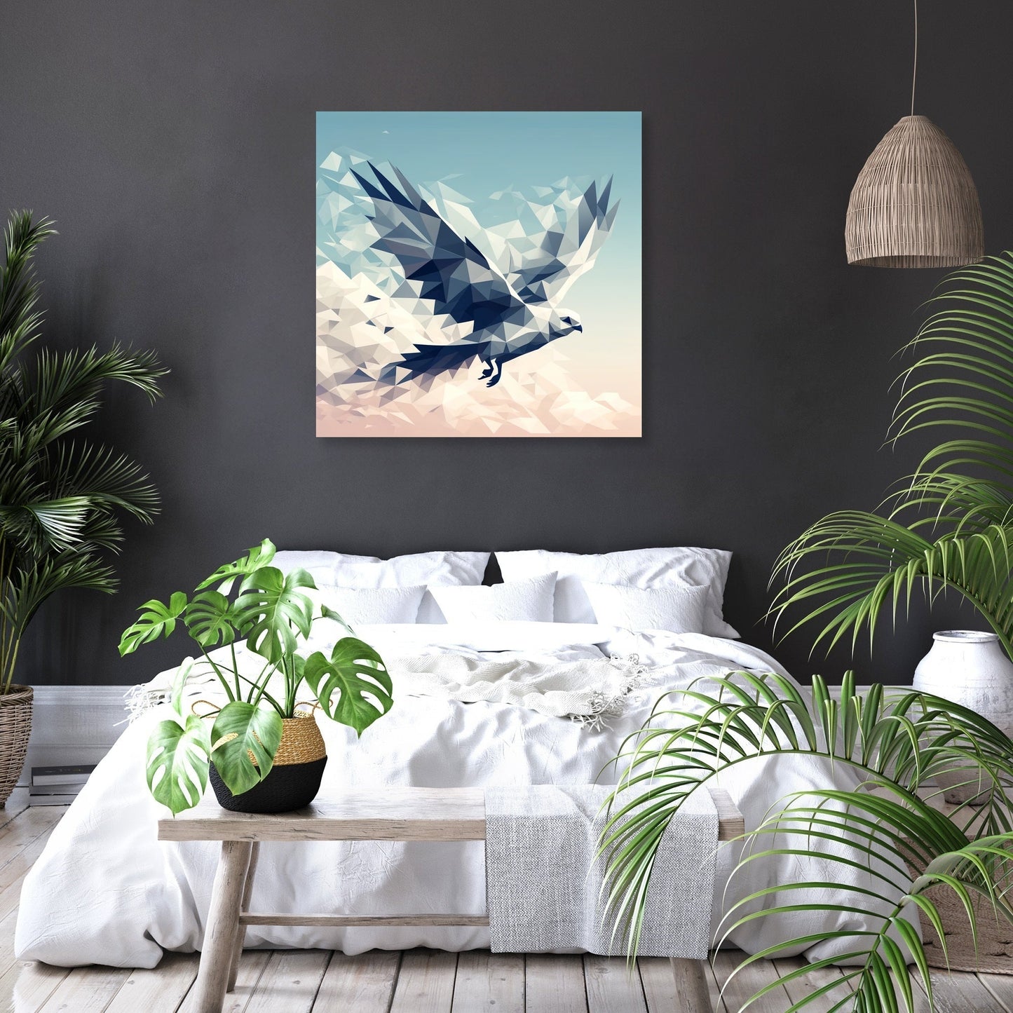 Flight in Geometry Canvas