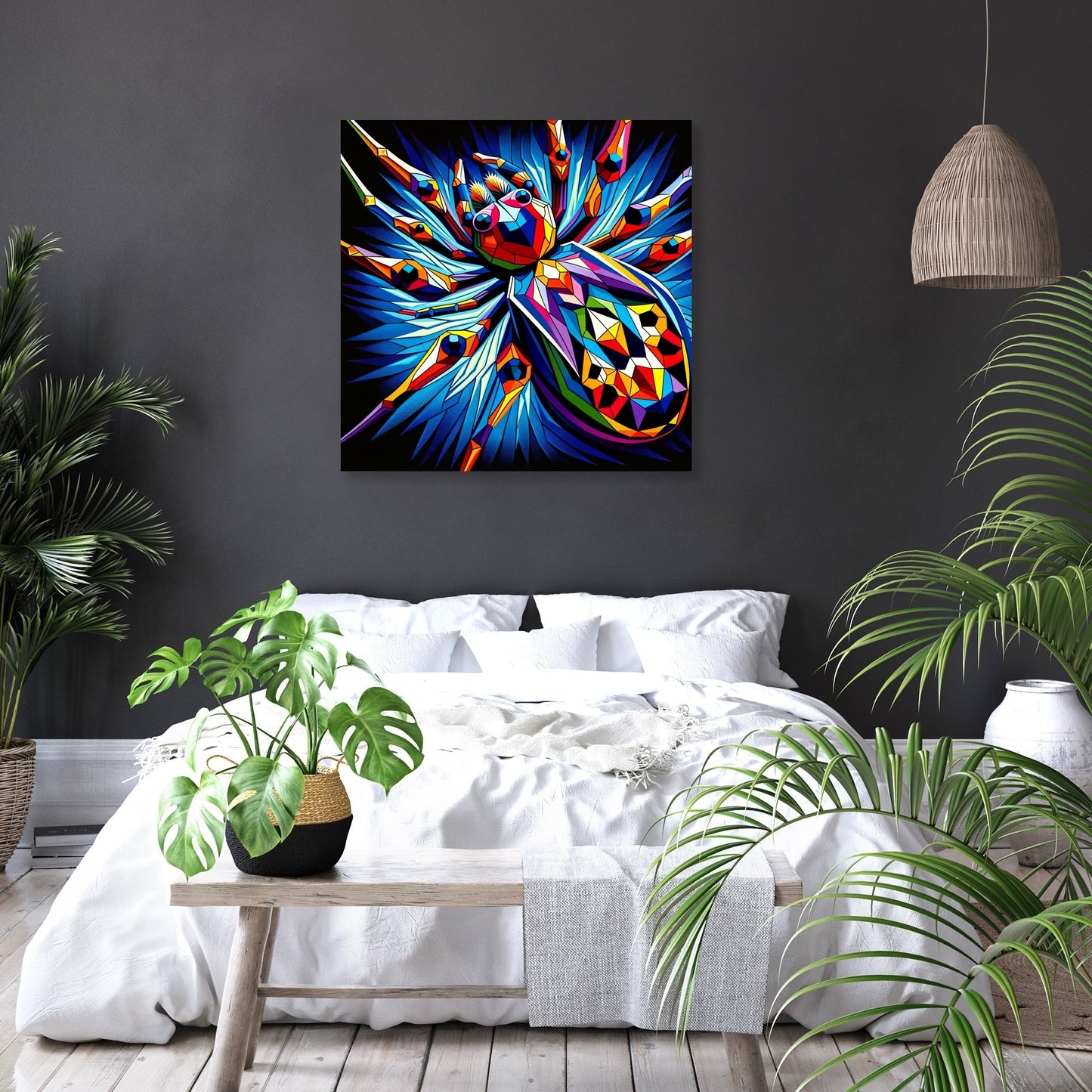 Cubist Courtship Canvas