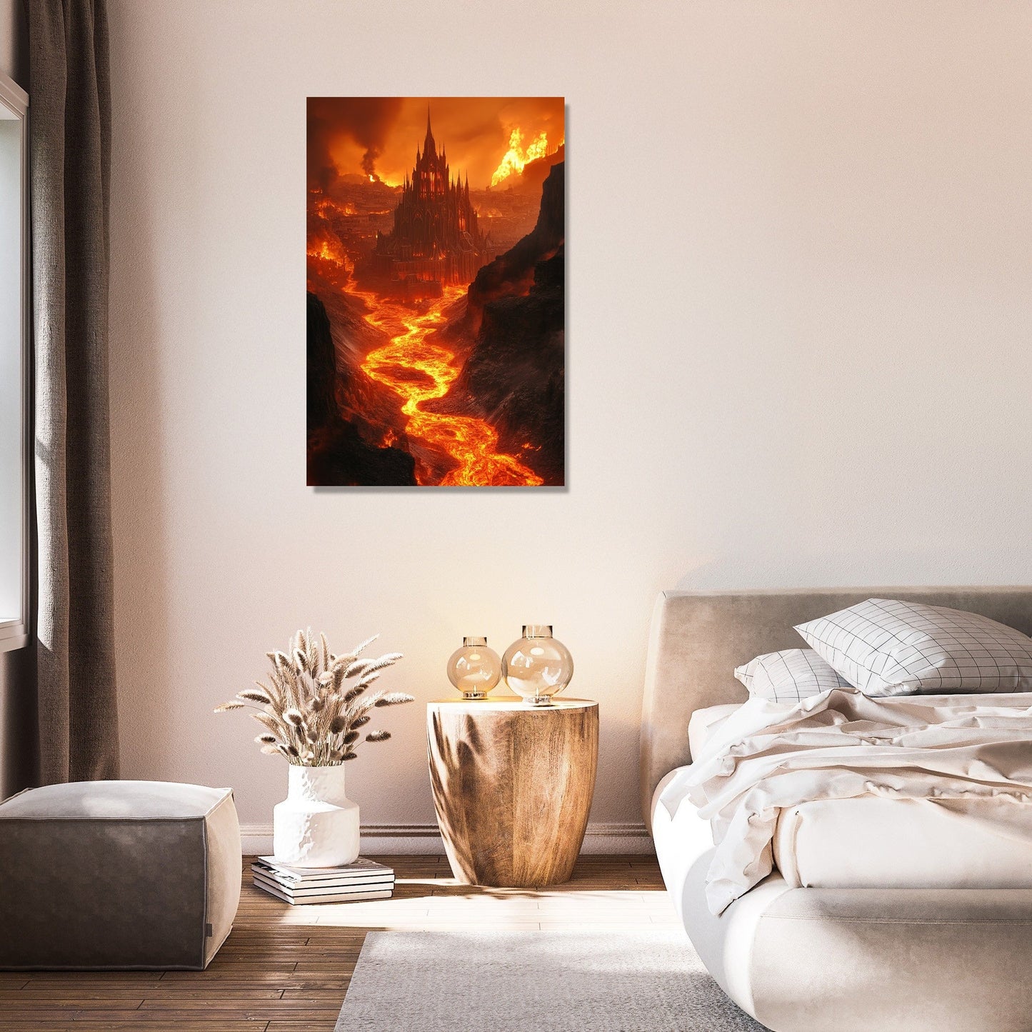 Infernal Metropolis Canvas