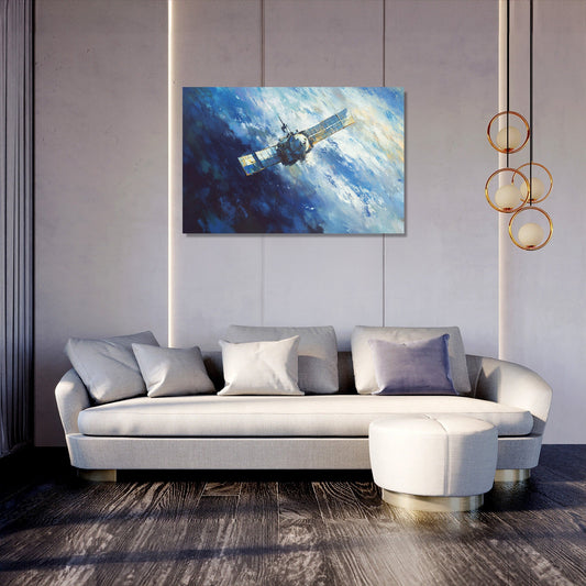 Satellite Starlight Canvas
