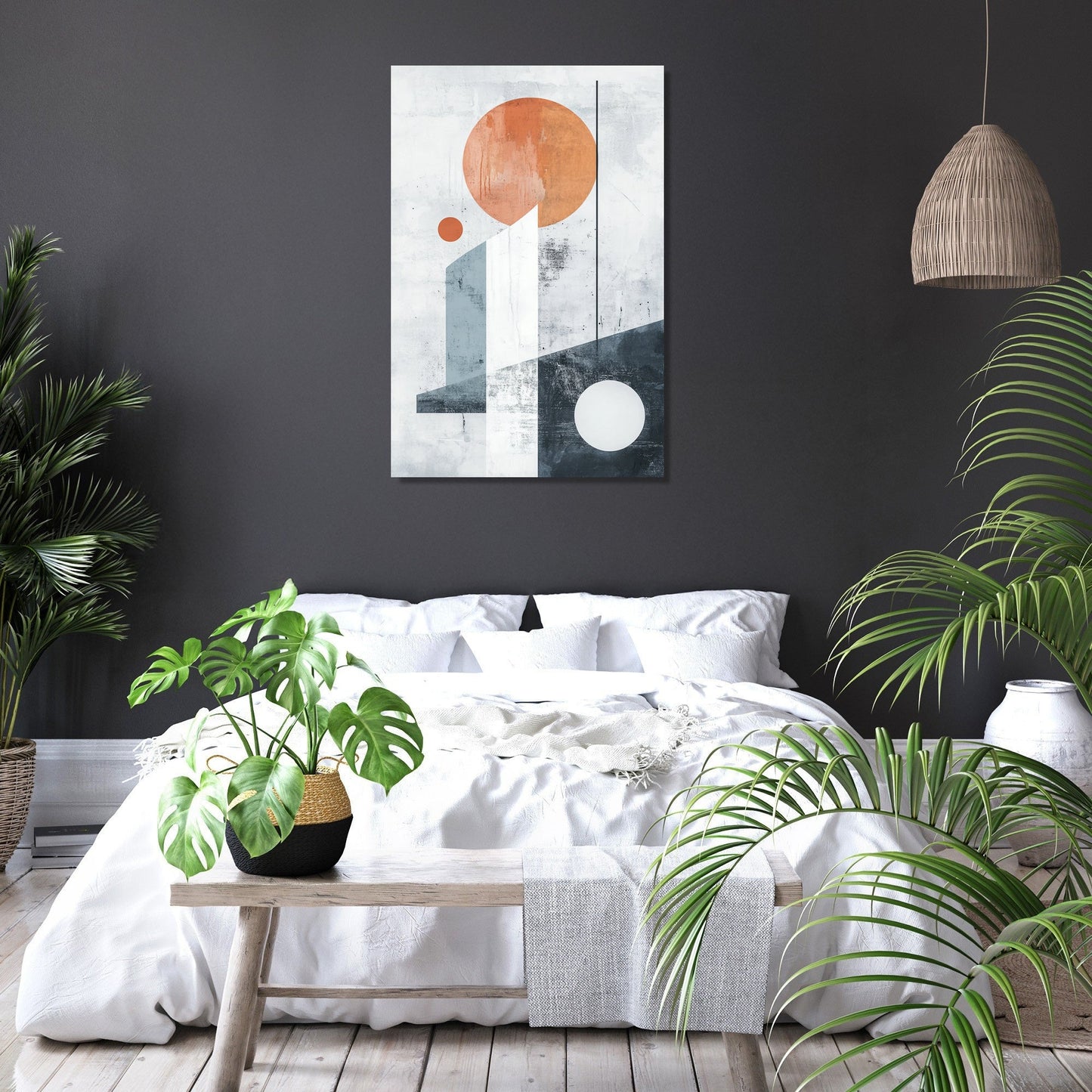 Serene Geometry Canvas