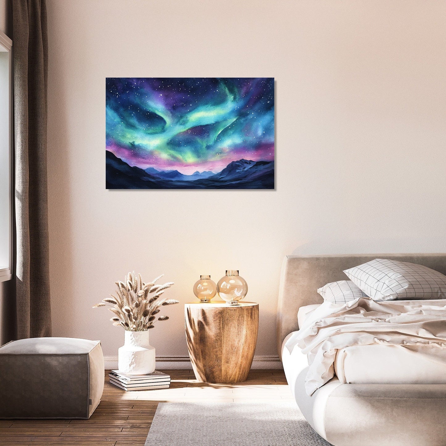Celestial Night Romance Canvas