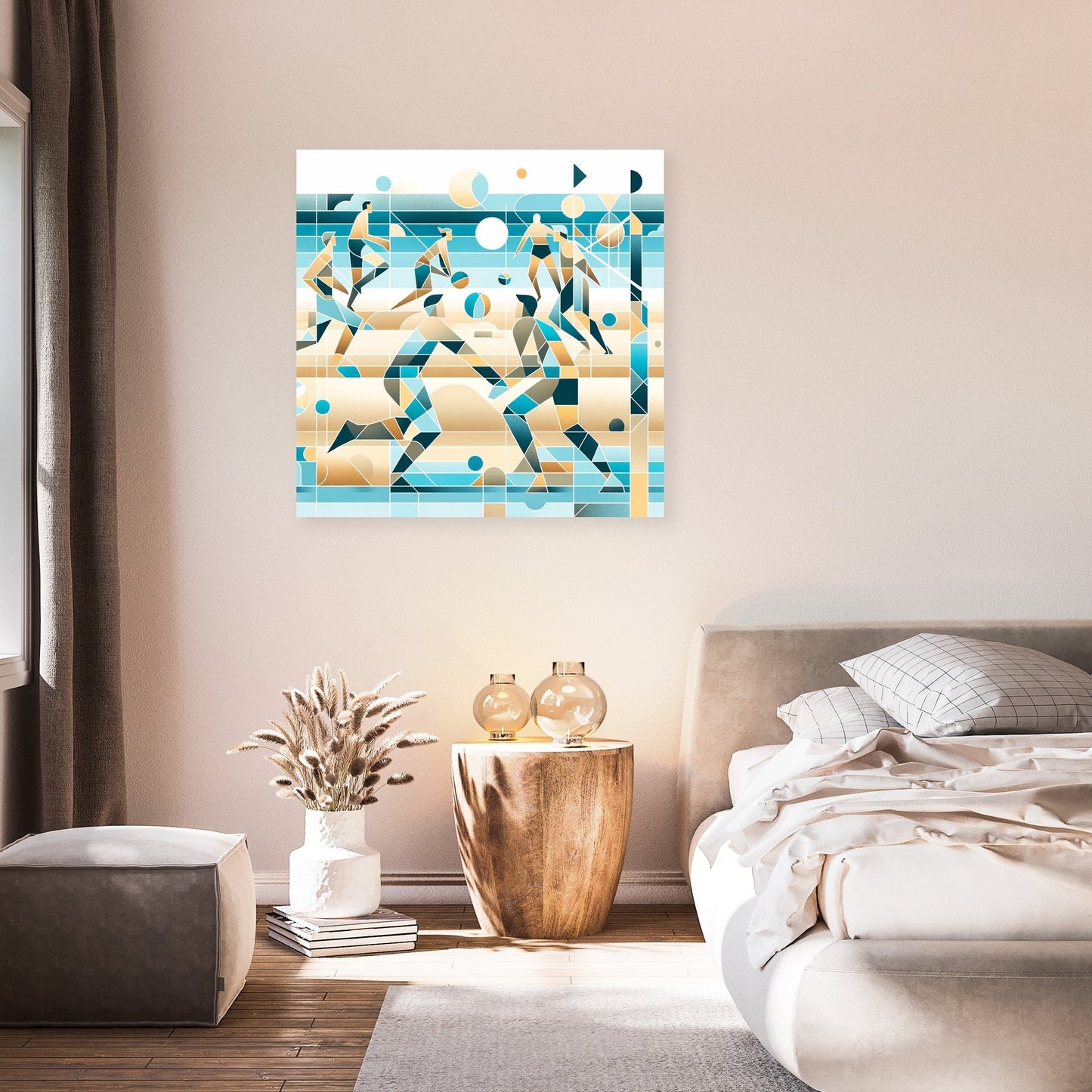 Beach Volleyball Vibes Canvas