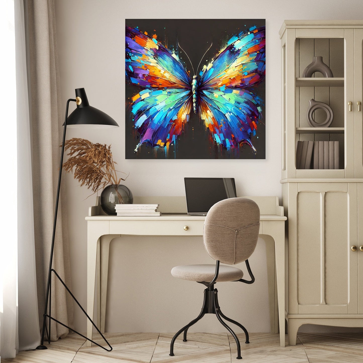 Vibrant Butterfly Dreams Canvas